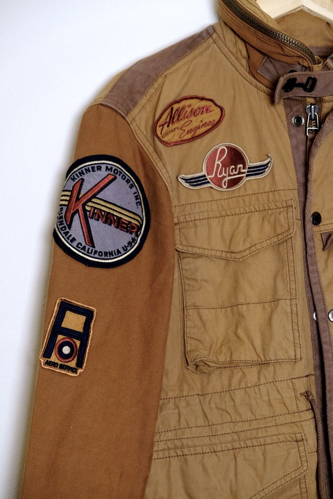 Avirex × Vintage Vintage Avirex M65 patch military jacket Size US L / EU 52-54 / 3 - 15 Thumbnail