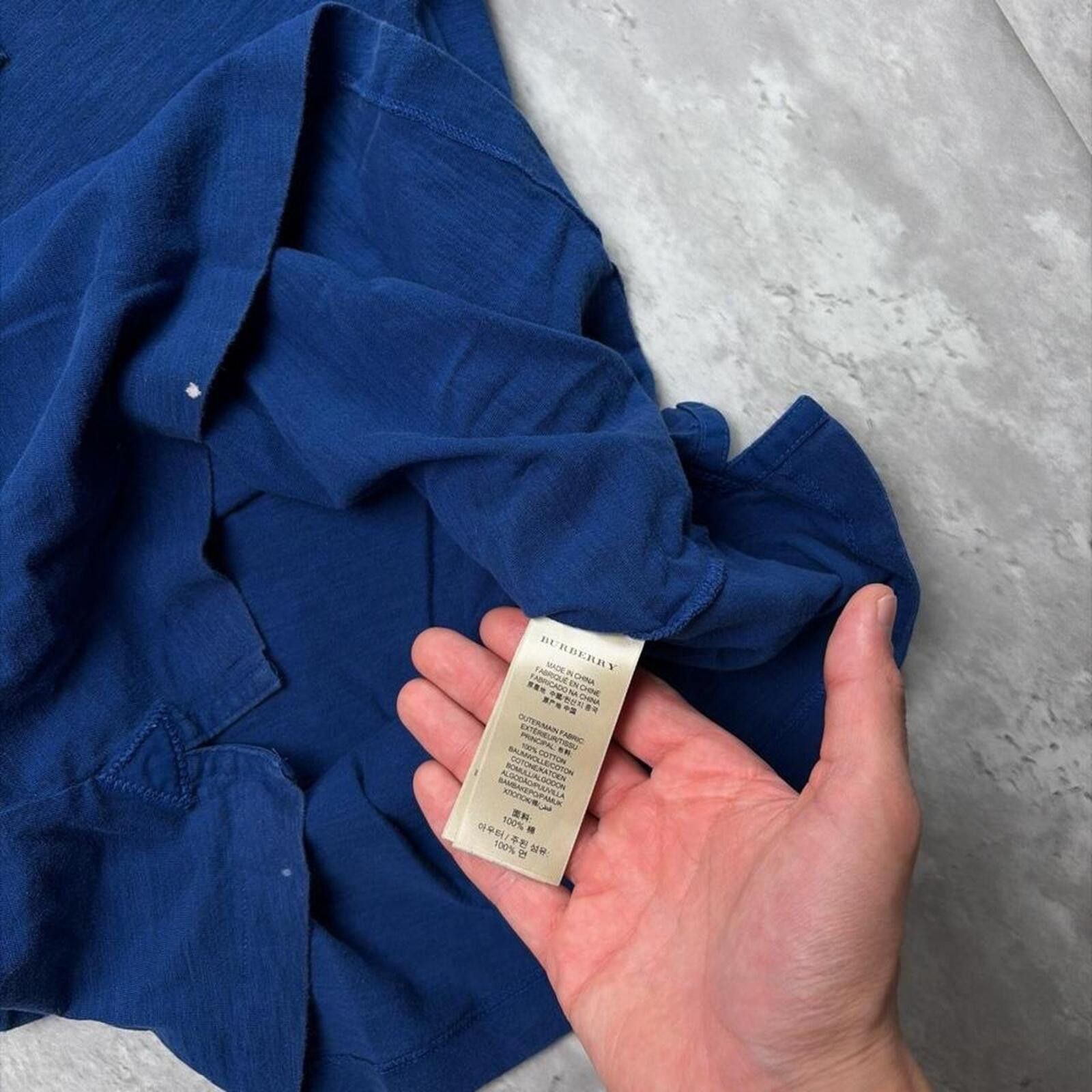 Other Y2K Purple Burberry Brit Distressed Nova Check Polo Shirt Size US M / EU 48-50 / 2 - 7 Thumbnail