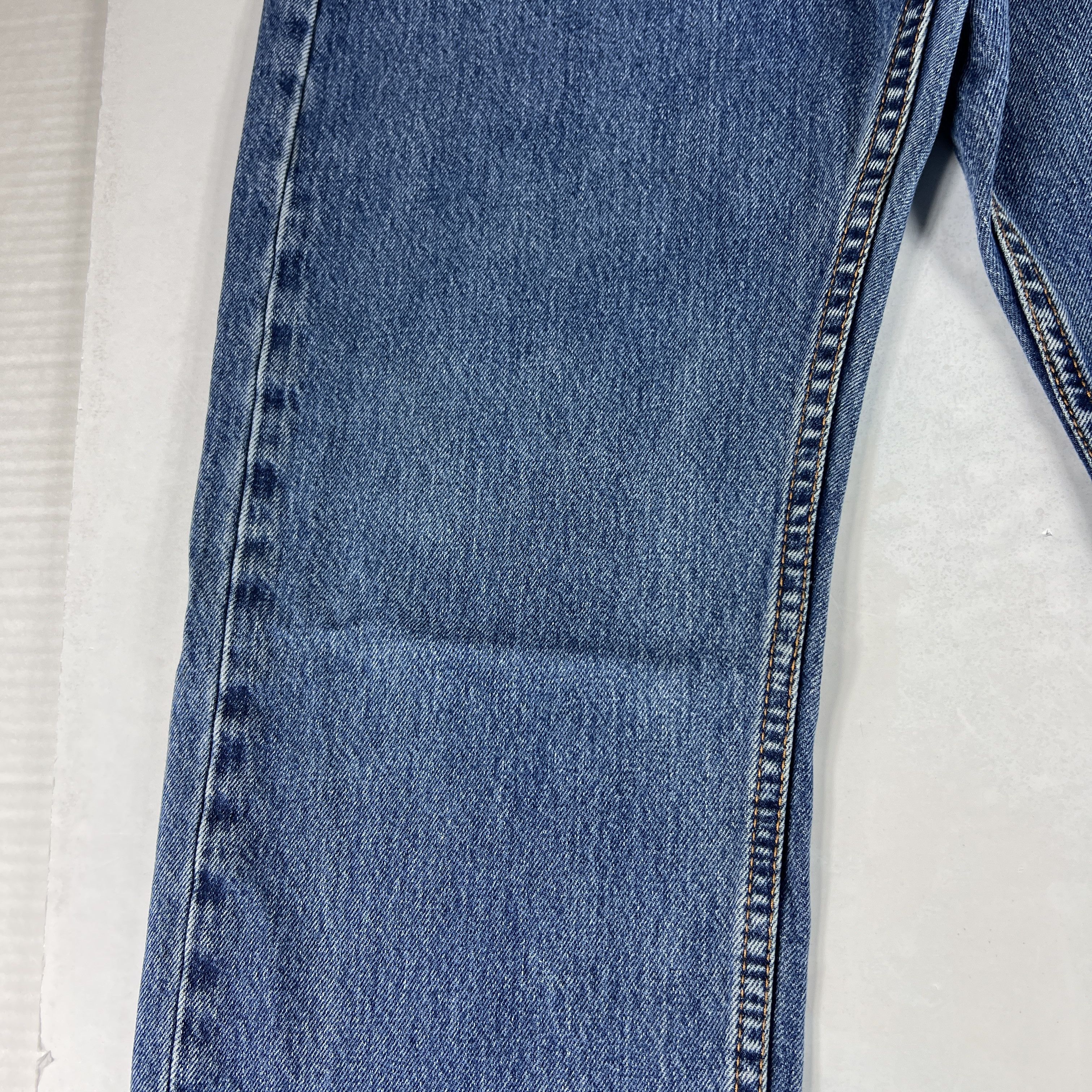 Levi's Levi's Jeans 505 Straight Leg Blue Faded Cotton Denim Size US 34 / EU 50 - 5 Thumbnail