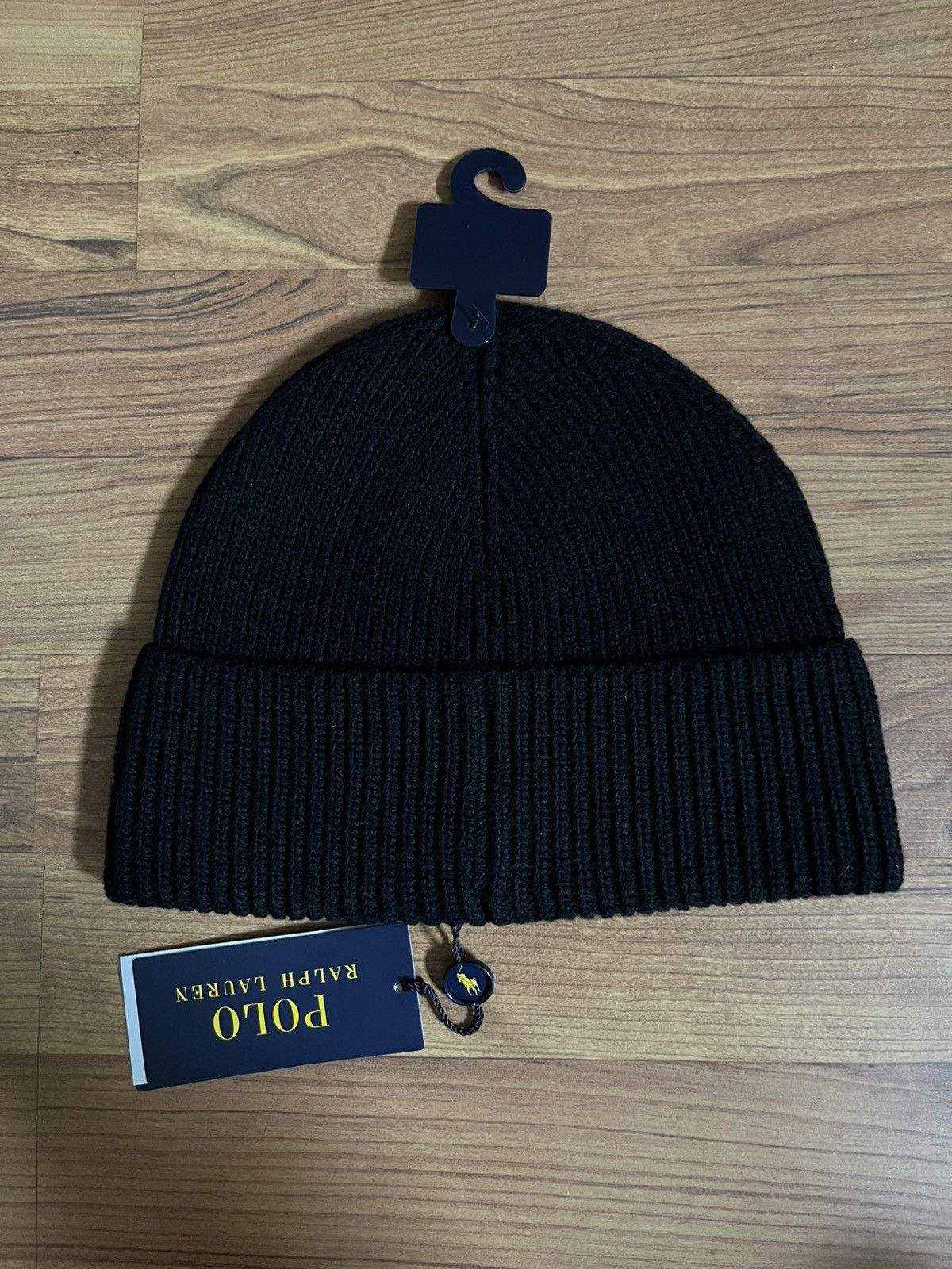 Polo Ralph Lauren Polo Ralph Lauren Solid Flag Bear Beanie Size ONE SIZE - 3 Thumbnail