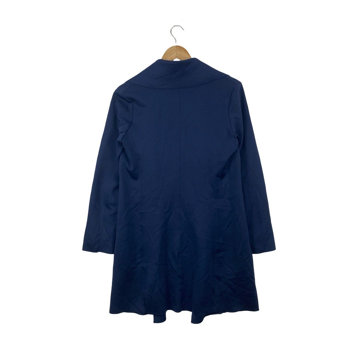 Other JUST D’ORANGE Paris Draped Open Front Long Jacket Coat Size L / US 10 / IT 46 - 5 Thumbnail