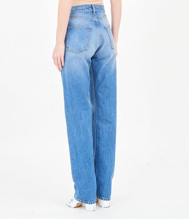 Maison Margiela o1bcso1str0226 L’s Wash Slim Jeans in Blue Size 28" / US 6 / IT 42 - 4 Thumbnail