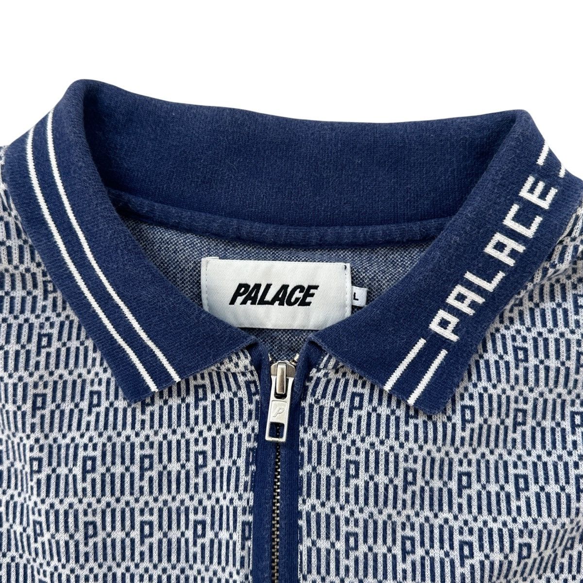 Palace Palace Zip Top Blue/White Mens Size Large Size US L / EU 52-54 / 3 - 3 Thumbnail