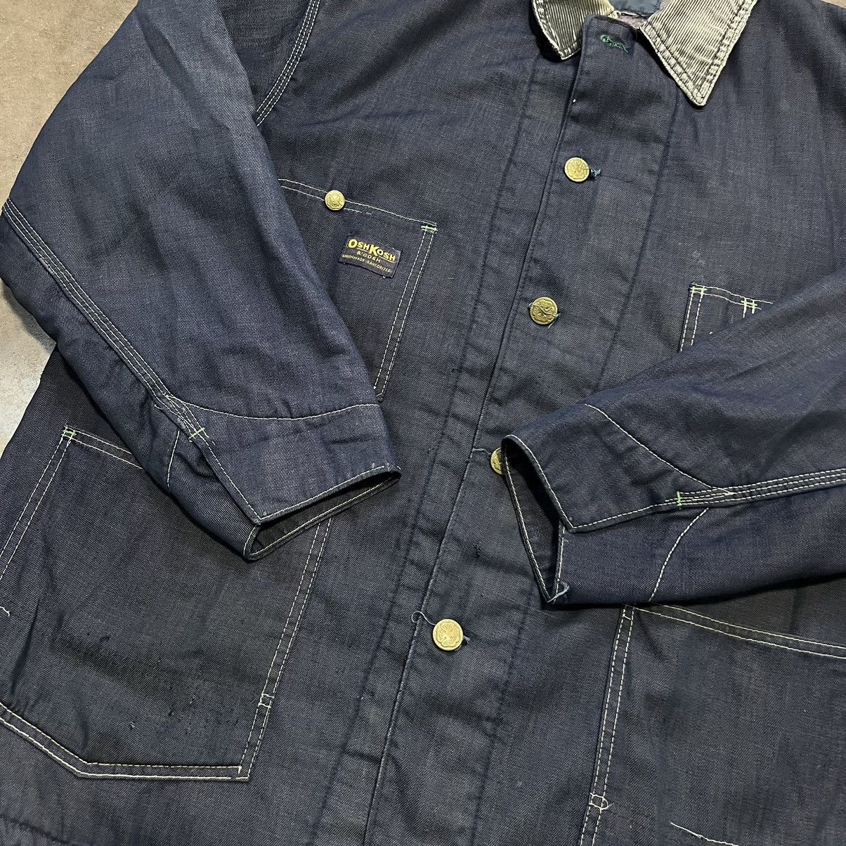 Oshkosh × Vintage Vintage 70s OshKosh B’Gosh Denim Chore Jacket Blanket Lined Size US XL / EU 56 / 4 - 9 Thumbnail