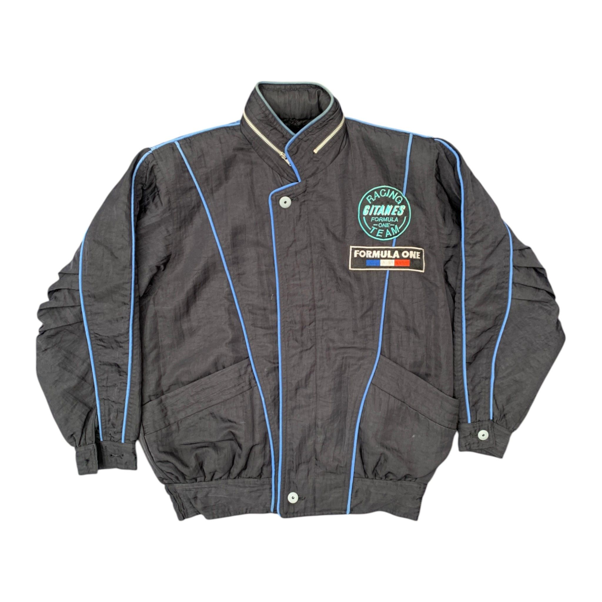 Formula 1 Vintage Gitanes Ligier Renault Formula One Racing Team Size US M / EU 48-50 / 2 - 1 Thumbnail