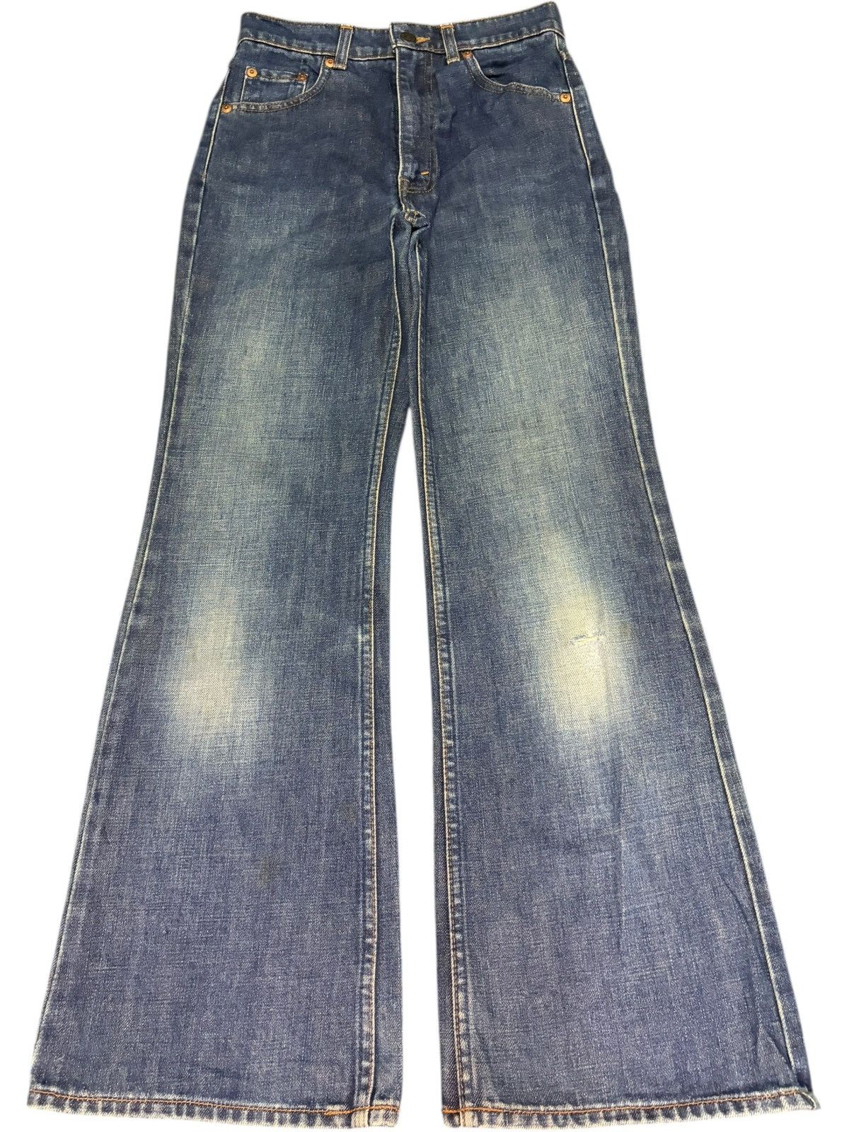 Levi's Vintage 90s Levis 309 Faded Wash Distressed Flare Jeans Size 25" / US 0 / IT 36 - 1 Thumbnail