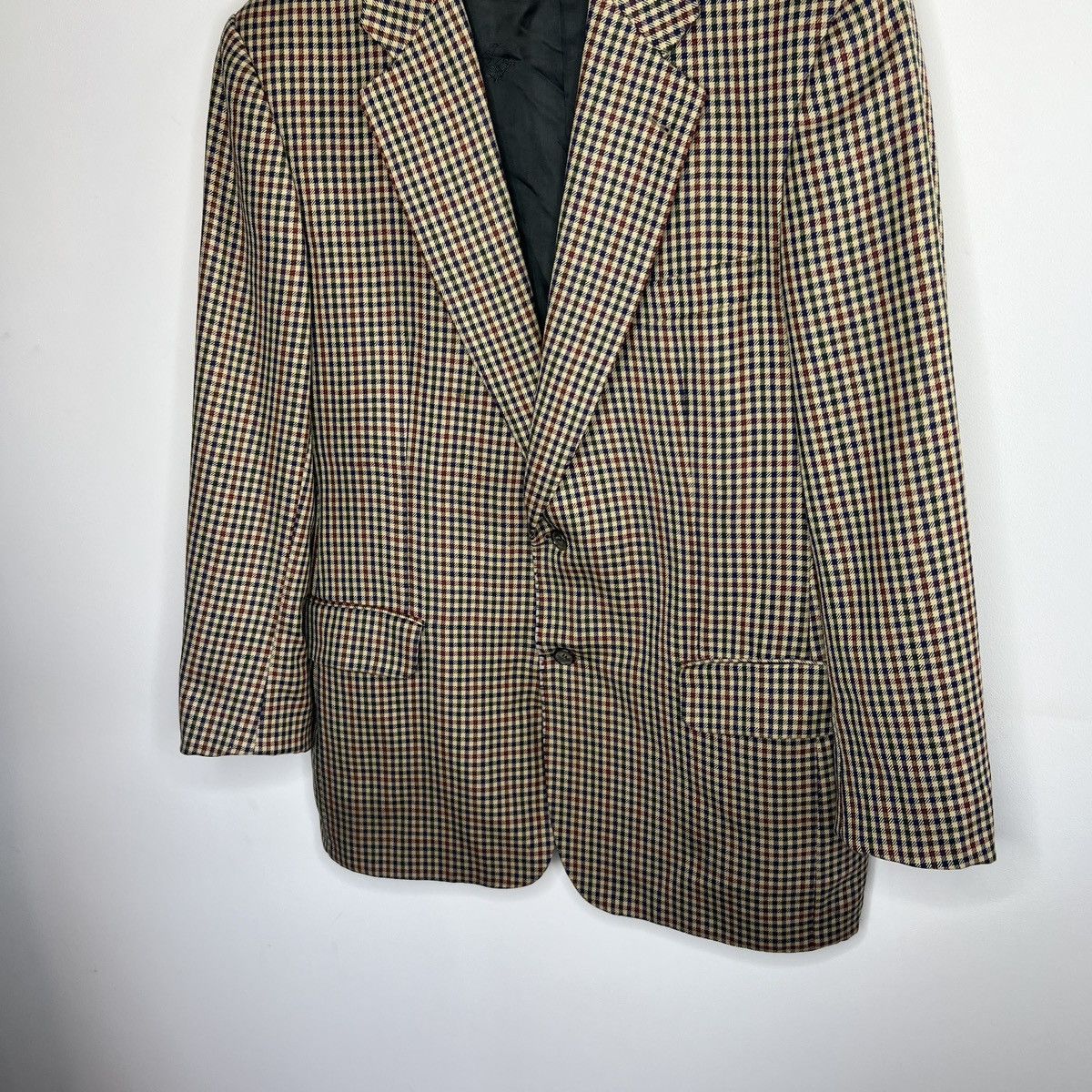 Burberry × Designer × Vintage Vintage Burberry Men’s Blazer Jacket Wool Luxury Classic Size 42R - 2 Thumbnail