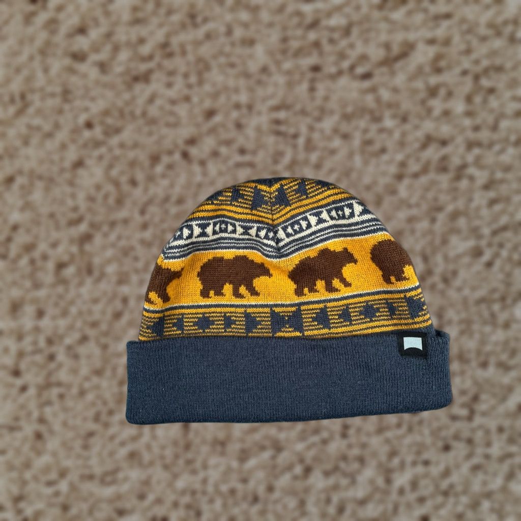 Burton Burton Beanie Adult One Size Blue Knit 100% Acrylic Ski Outdoor Logo BeanieMens Size ONE SIZE - 1 Thumbnail