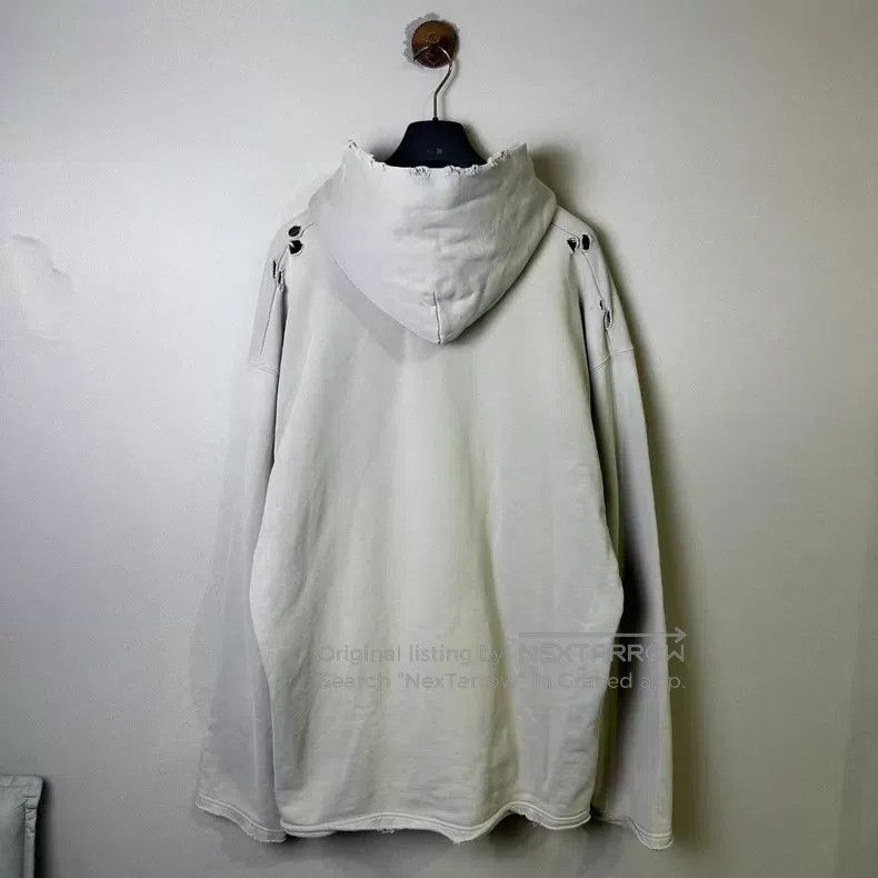 Balenciaga Balenciaga Mosaic Destroyed Hoodie Size US S / EU 44-46 / 1 - 2 Thumbnail