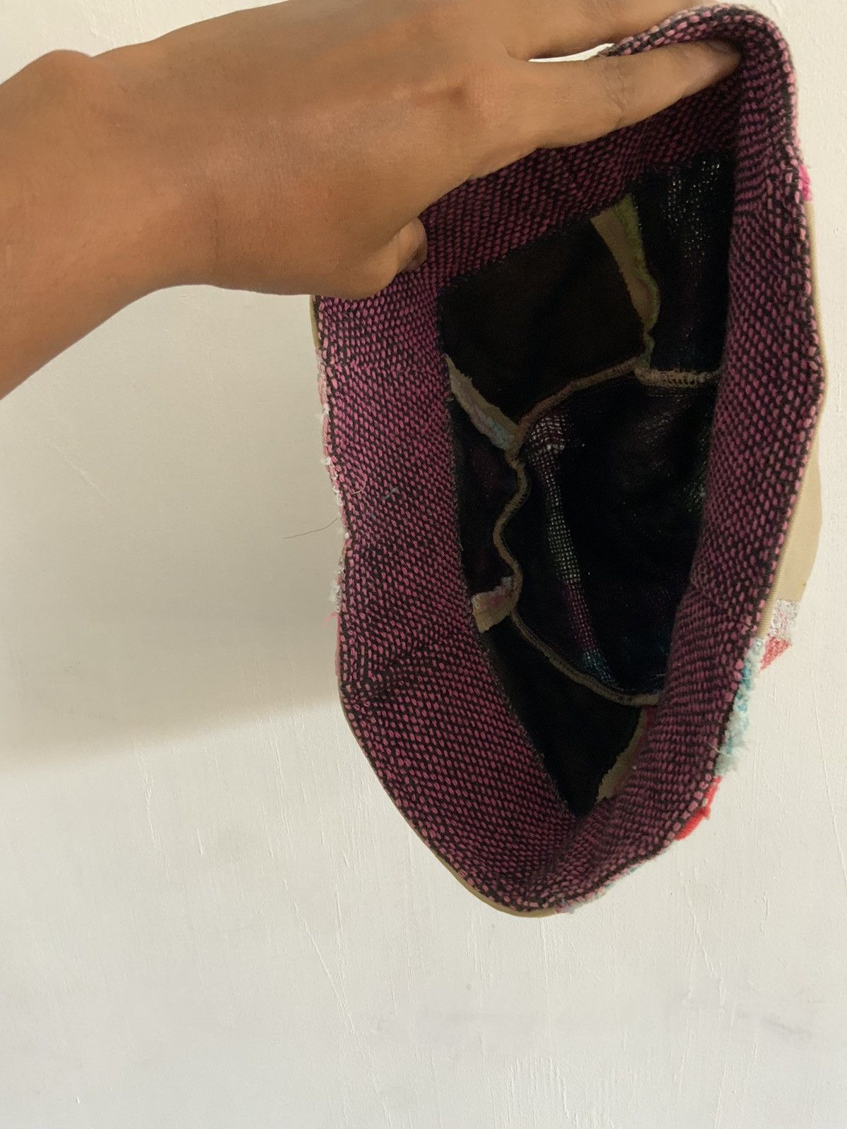 If Six Was Nine Patchwork Crochet Distressed Bucket Hat Size ONE SIZE - 8 Thumbnail
