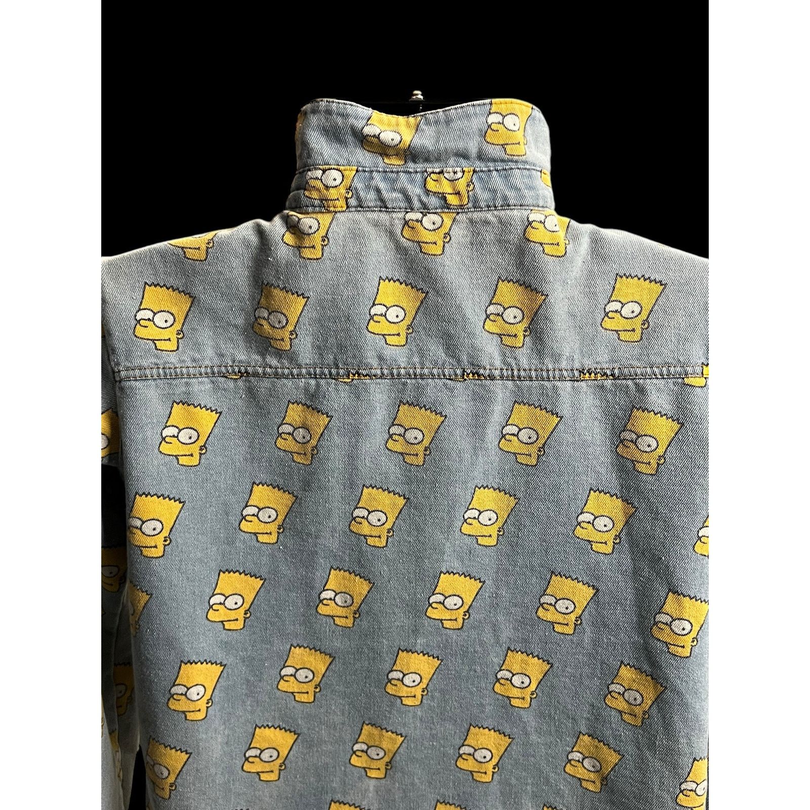 The Simpsons Vintage 90s Bart Simpson Denim Jacket - All Woman’s Jacket Size M / US 6-8 / IT 42-44 - 4 Thumbnail