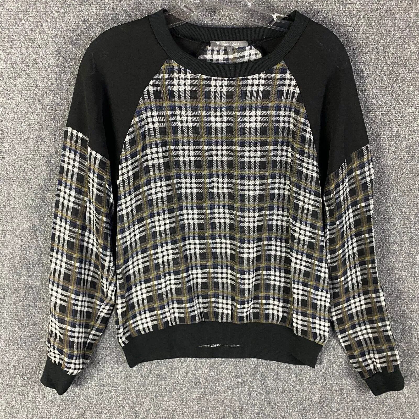 Michael Stars Michael Stars Top Women's Small Plaid Long Sleeve Casual S Size S / US 4 / IT 40 - 1 Thumbnail