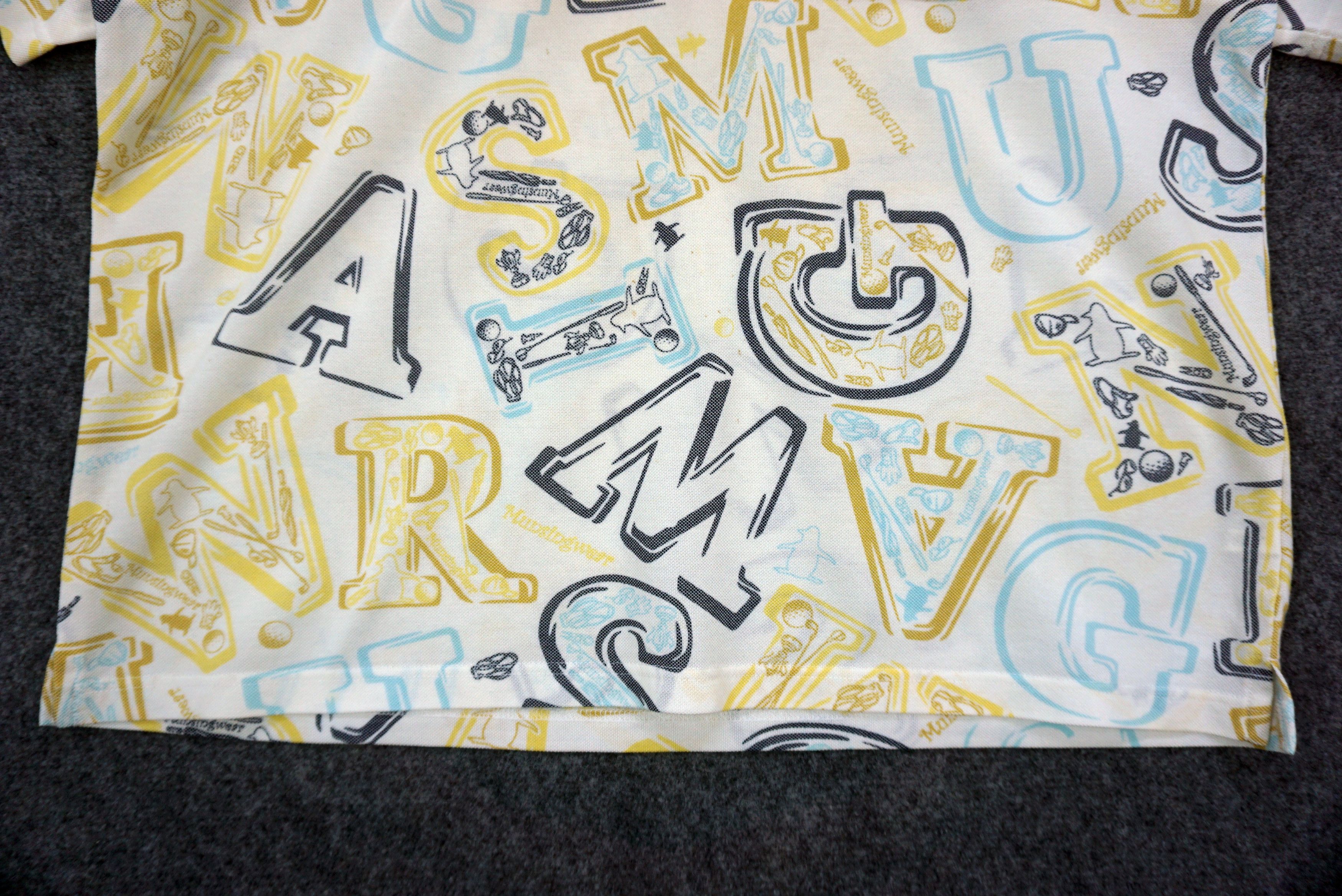 Grand Slam Vintage Munsingwear Penguin Abstract Full Print Boxy Shirt Size US L / EU 52-54 / 3 - 10 Thumbnail