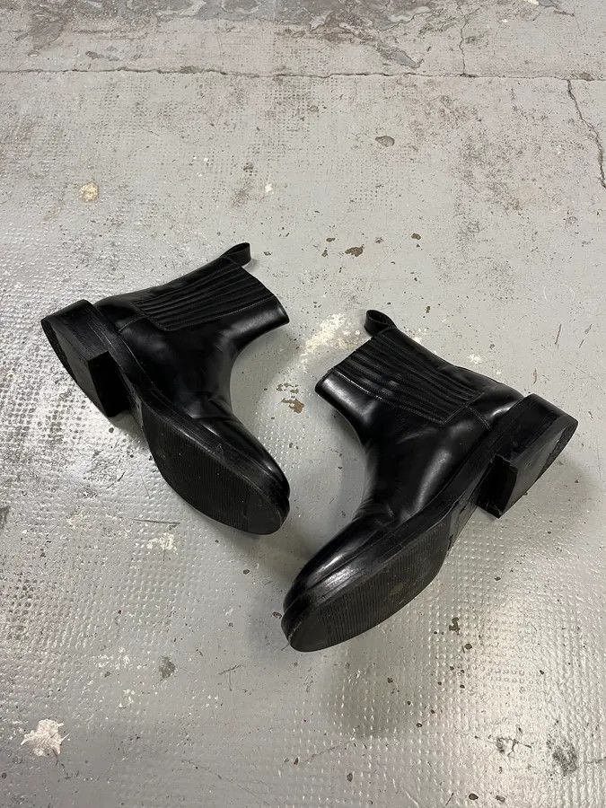 Balenciaga Balenciaga Black Premium Chelsea Classy Leather Boots Size US 8 / EU 41 - 3 Thumbnail