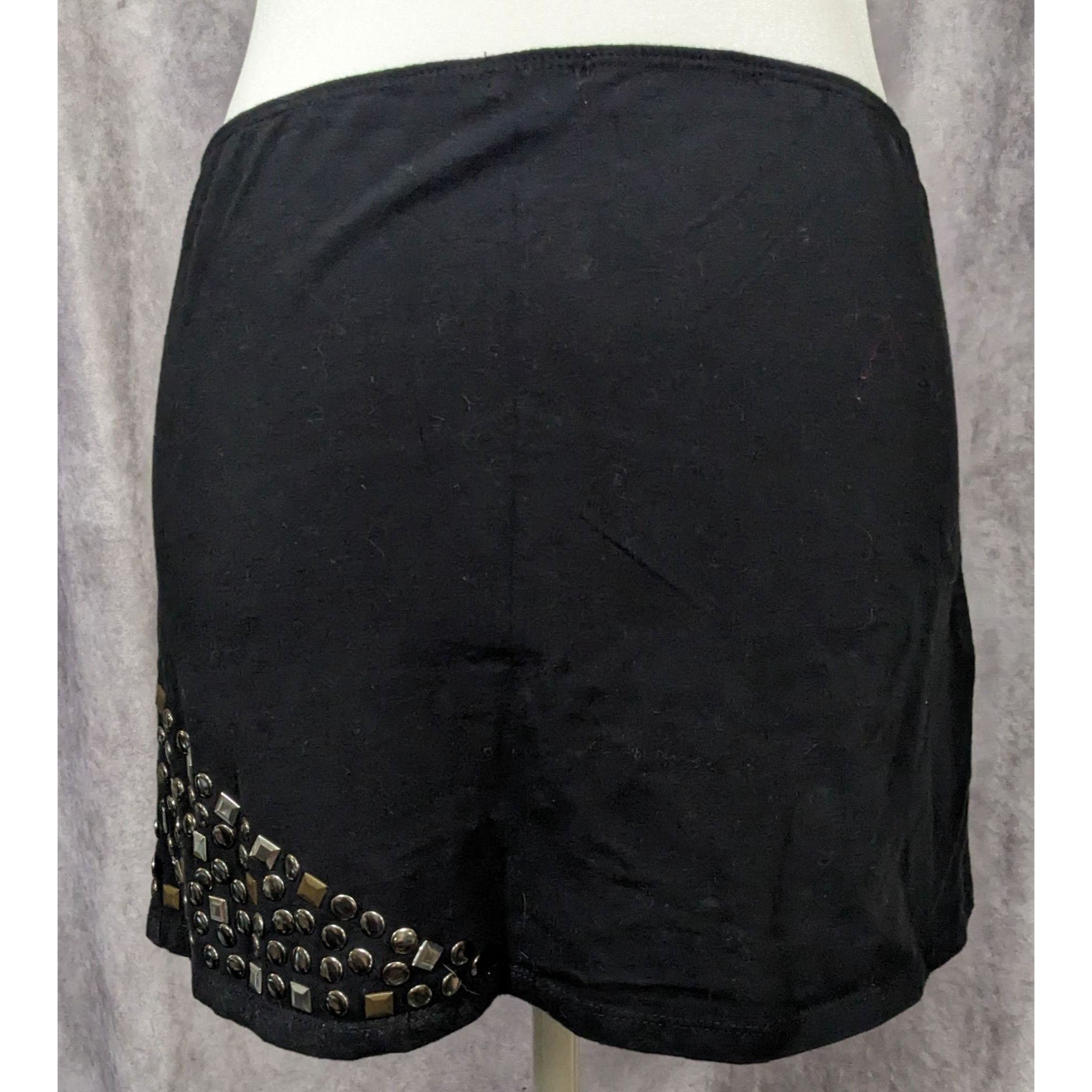 Tripp NYC Gothic Punk Tripp NYC Studded Mini Skirt Size 30" / US 8 / IT 44 - 7 Thumbnail