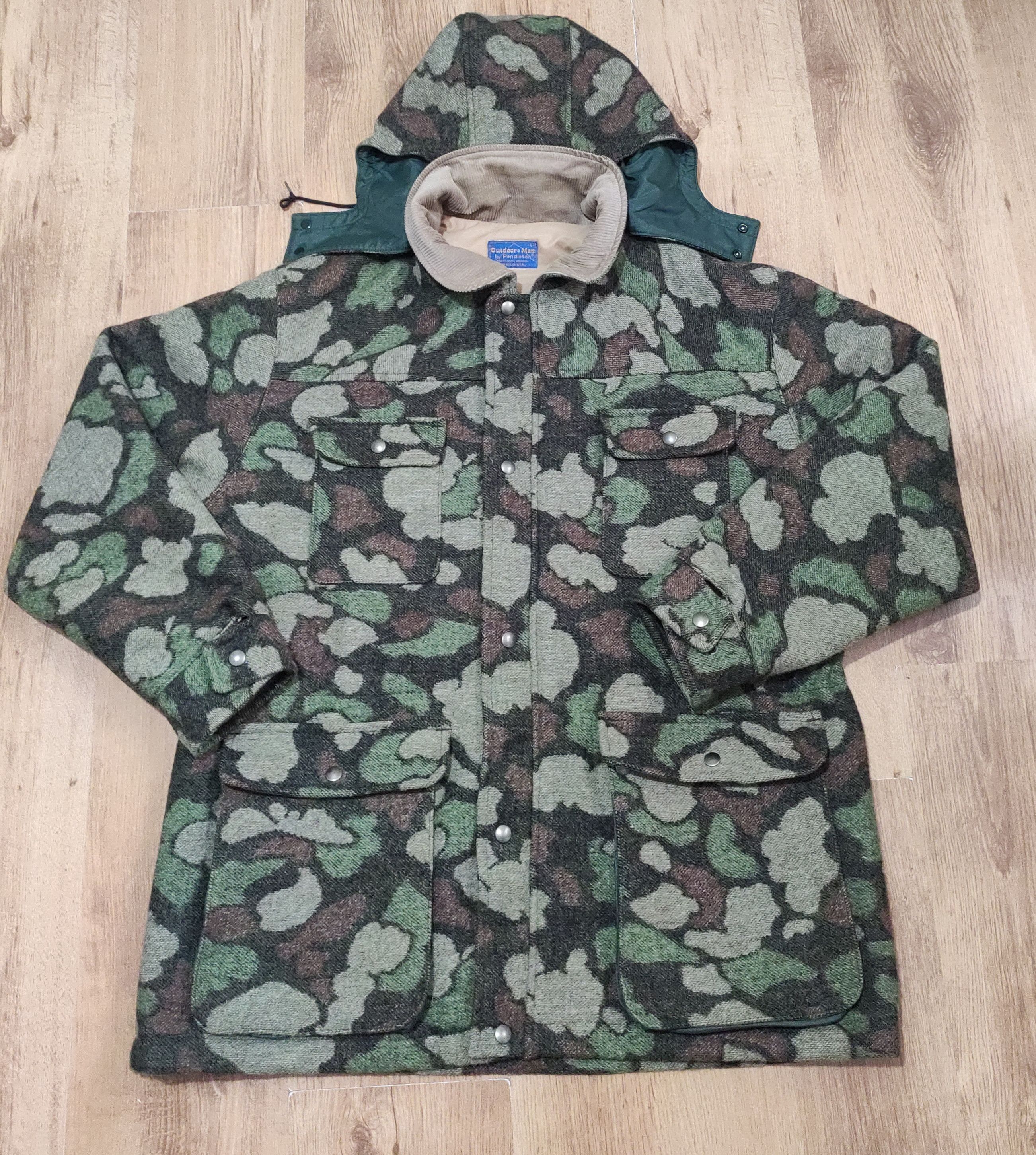 Pendleton × Vintage Vintage Men's Pendleton Made in Usa Wool Hunting Jacket L Size US L / EU 52-54 / 3 - 1 Thumbnail