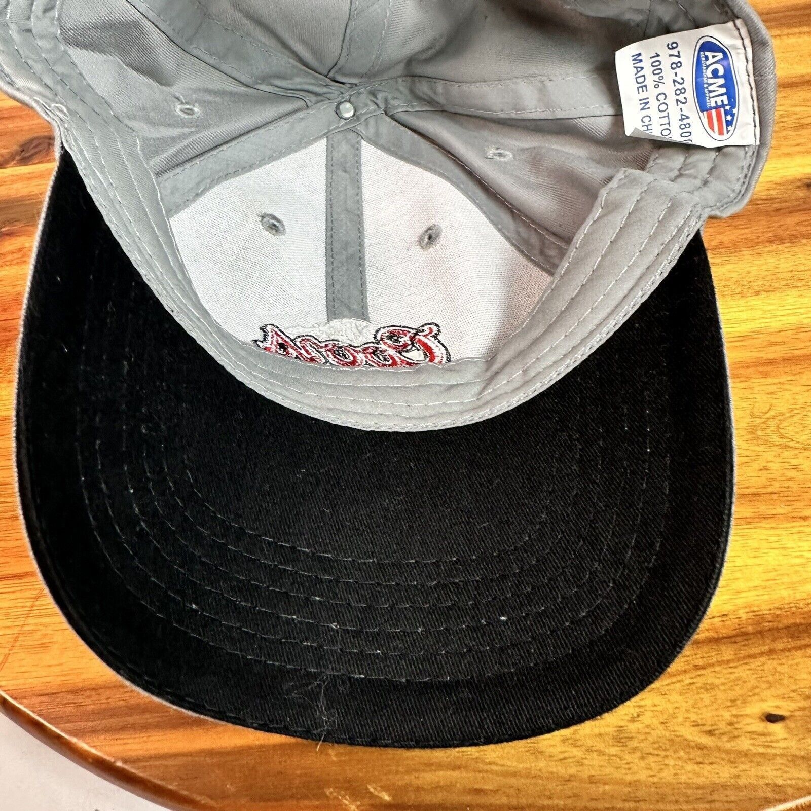 Other Coors Light Hat Cap Strapback Gray Red Embroidered Adjustabl Size ONE SIZE - 11 Thumbnail