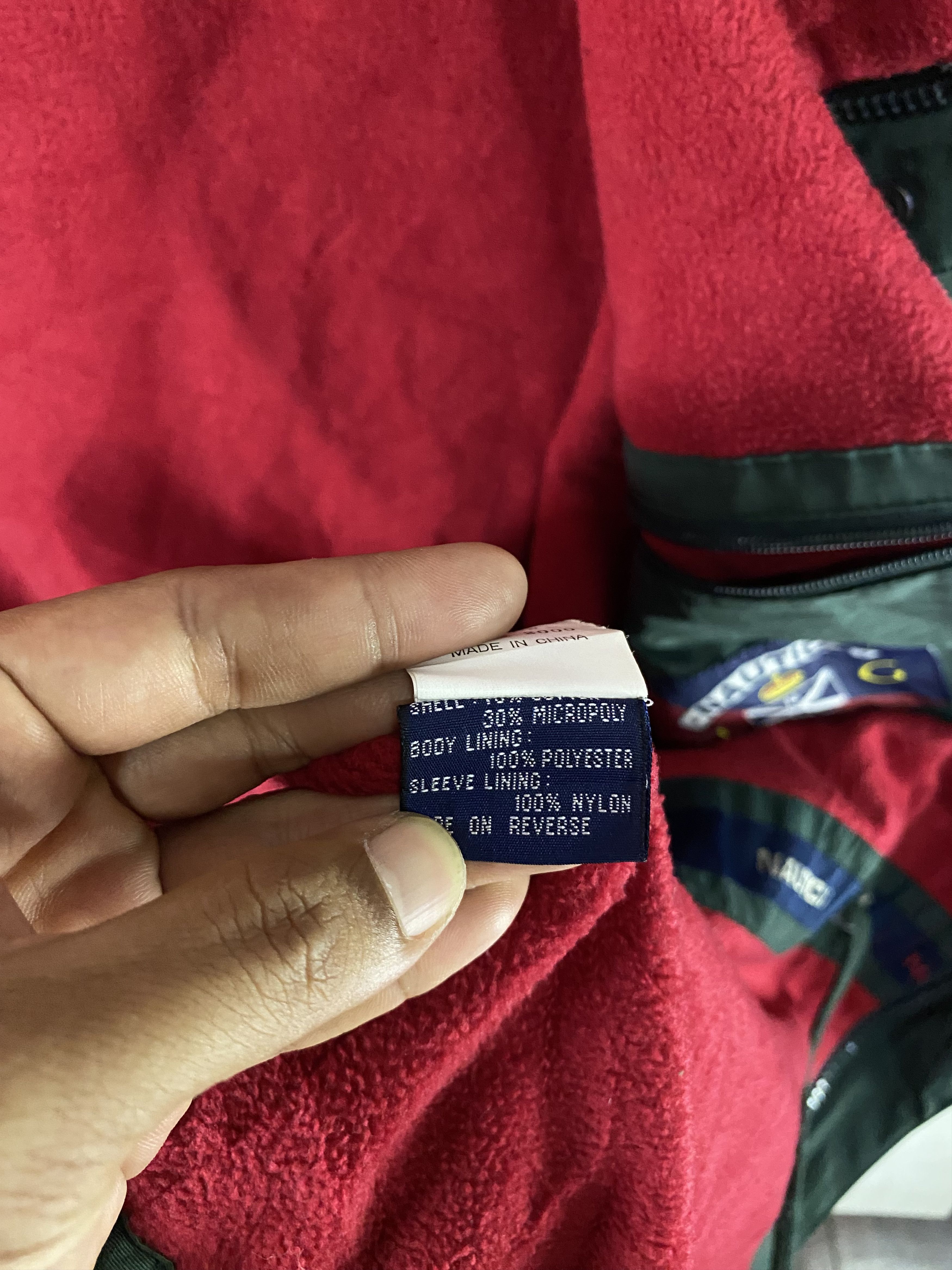 Nautica Vintage 90s Nautica fleece lined field jacket Size US L / EU 52-54 / 3 - 9 Thumbnail
