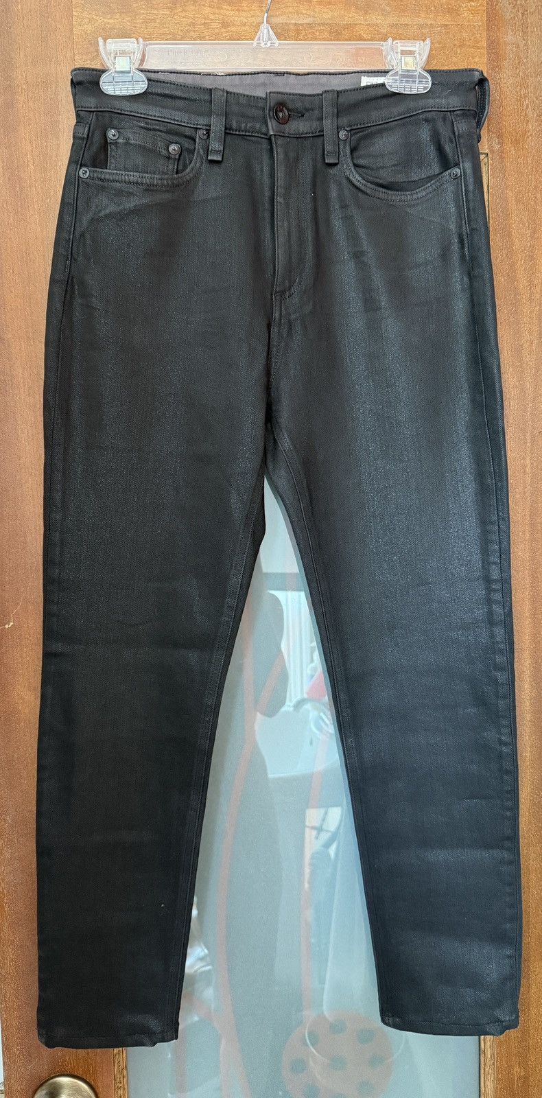 Rag & Bone Rag & Bone Nina Coated Black High-Rise Ankle Skinny Jean Size 27" / US 4 / IT 40 - 1 Thumbnail