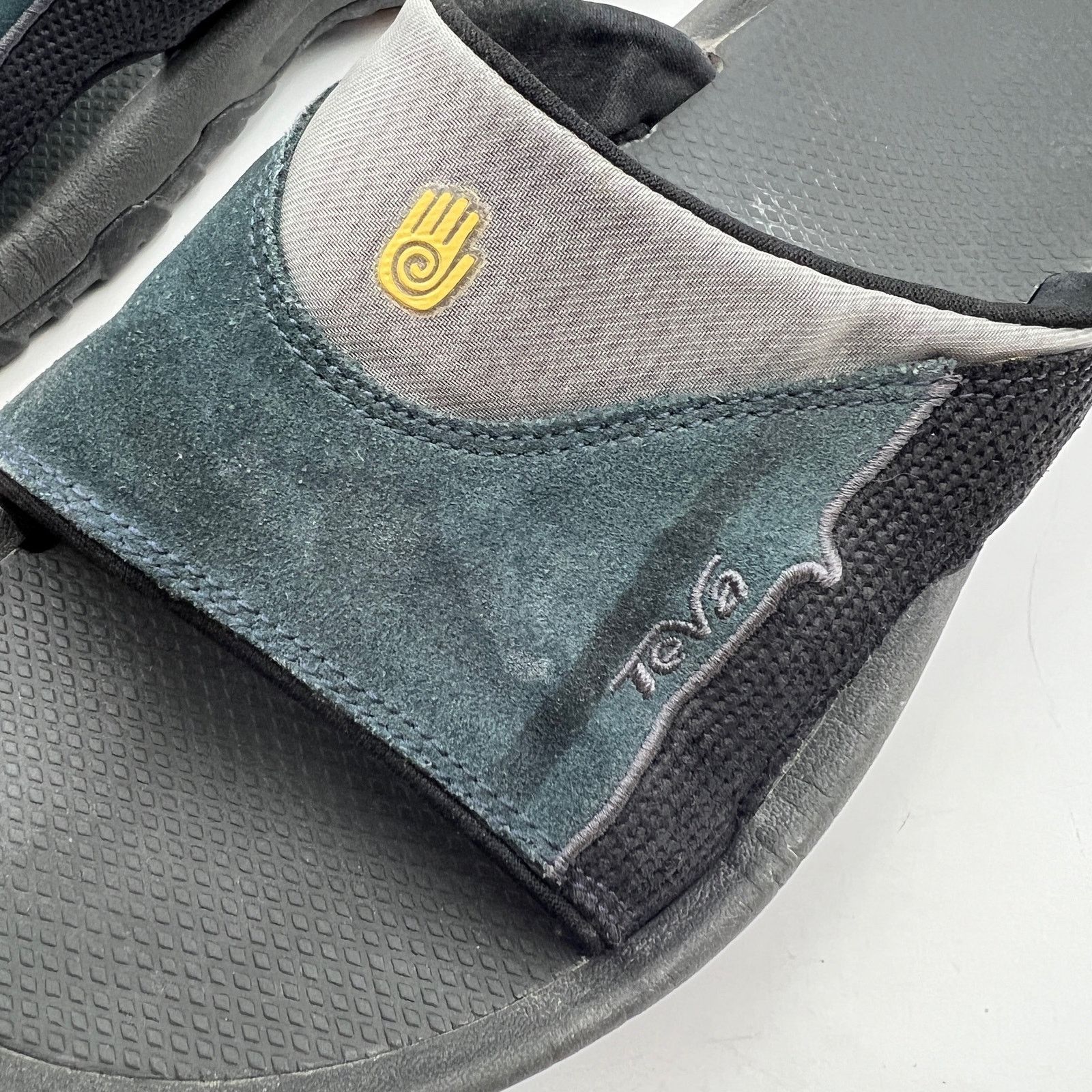 Teva Teva Katavi Slides 4145 Blue Suede Lug Soles Size US 11 / EU 44 - 3 Thumbnail