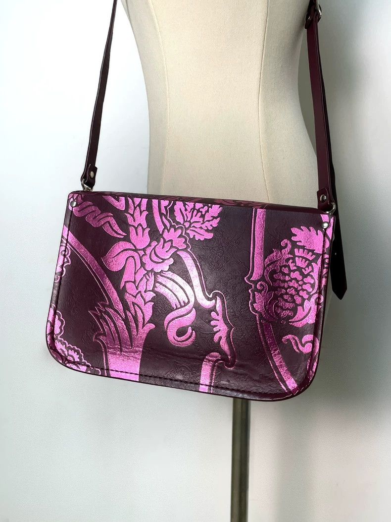 Vivienne Westwood Vivienne Westwood size os Bordeaux leather jacquard pink pu Size ONE SIZE - 4 Thumbnail