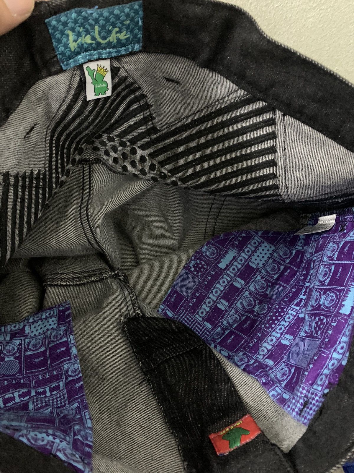 Japanese Brand Irie by Irielife denim Jorts 3 Quarter Black On Black Denim Size US 34 / EU 50 - 11 Thumbnail