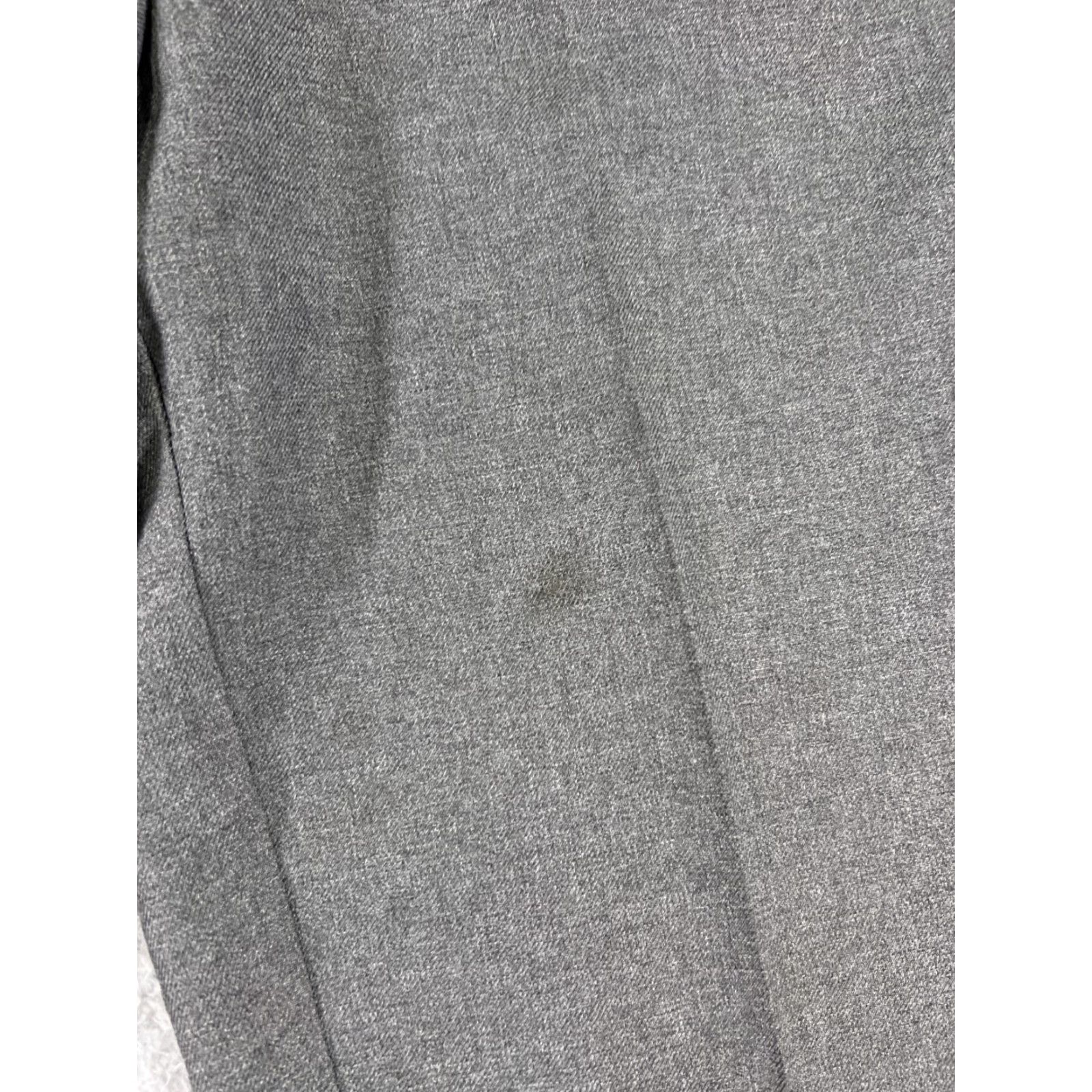 Vintage Alfred Dunner Pants Womens 8 Gray Elastic Waist Pull On Casual 100% Polyester Size 30" / US 8 / IT 44 - 3 Thumbnail