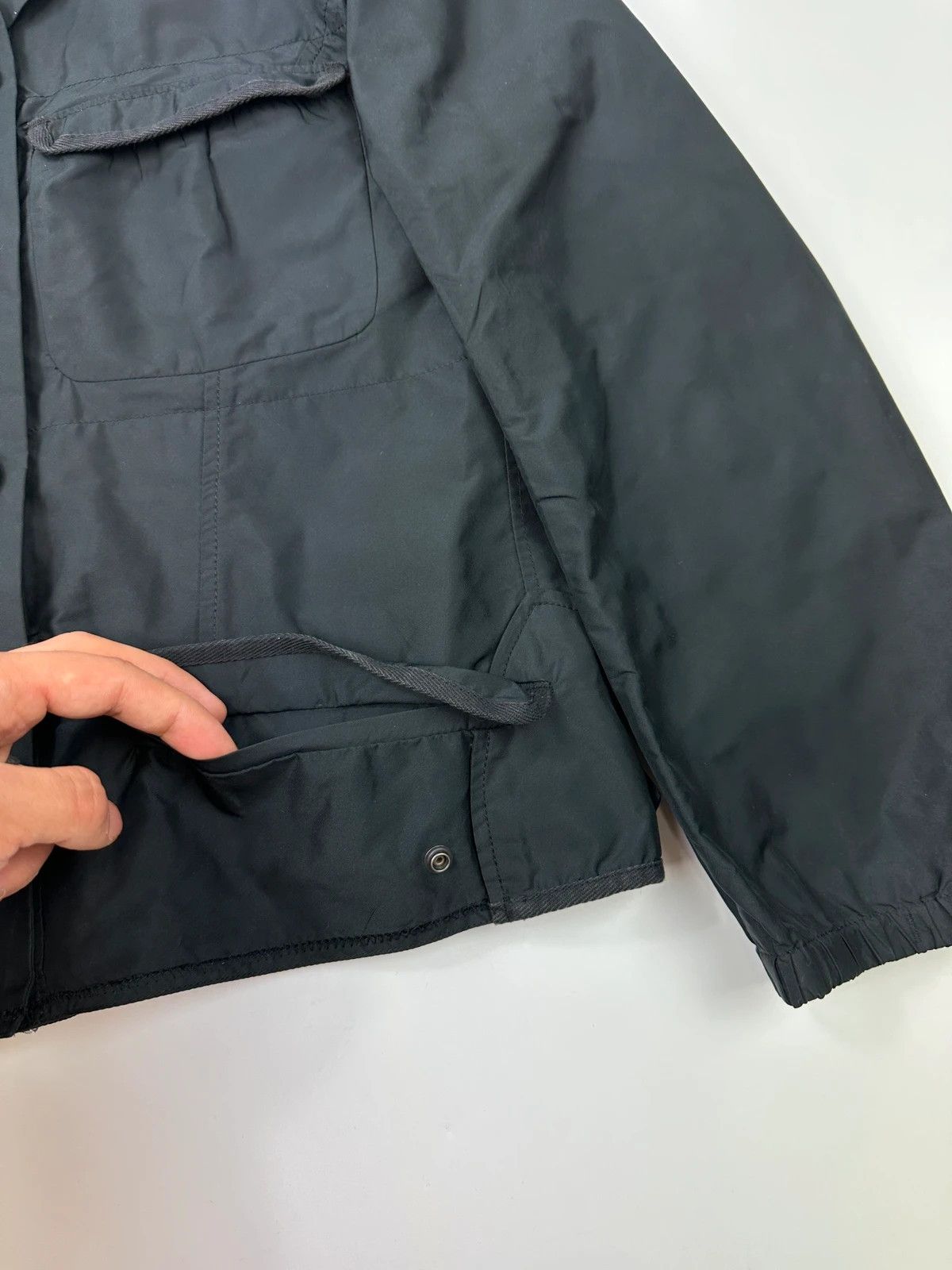 Prada Prada Sport SS2007 Black Cropped Nylon Blazer Jacket Size M / US 6-8 / IT 42-44 - 5 Thumbnail