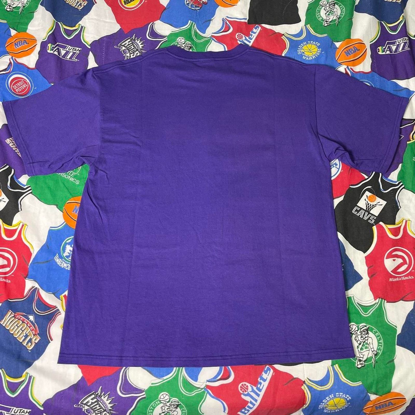 NBA × Vintage Vintage 2000s NBA Kobe Bryant Los Angeles Lakers Chrome Tee Size US XL / EU 56 / 4 - 2 Thumbnail
