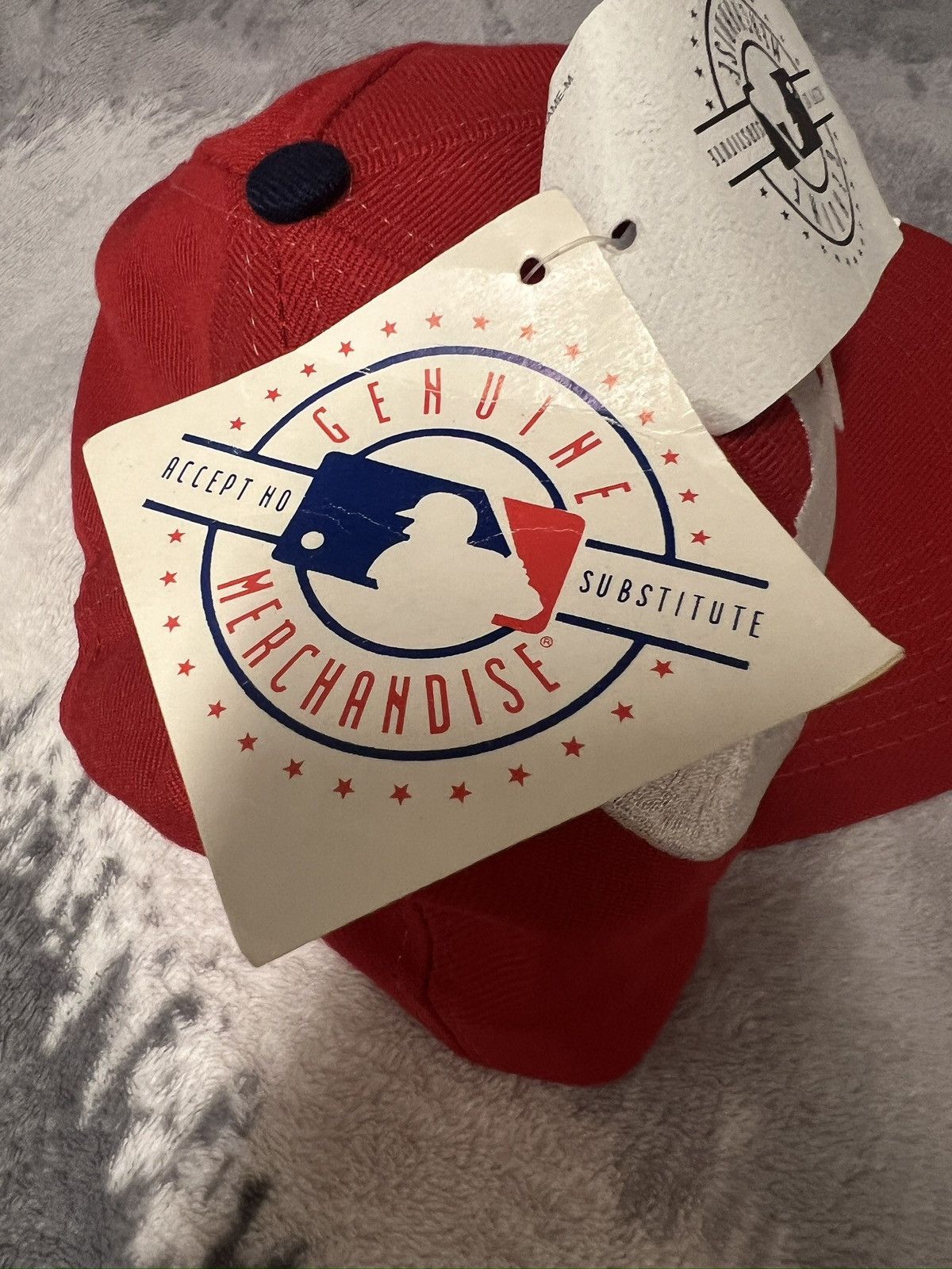 The Game × Vintage Vintage the game Philadelphia Phillies red rare hat 90s Size ONE SIZE - 5 Thumbnail