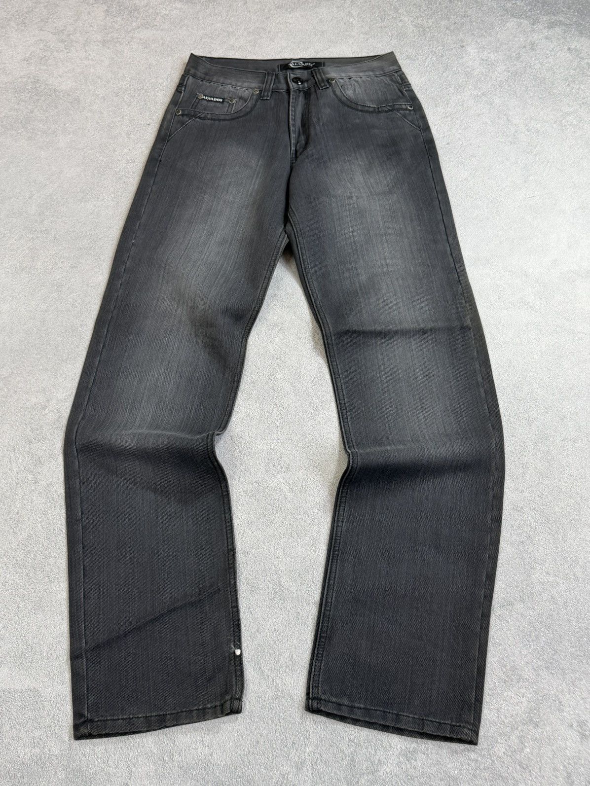 Hysteric Glamour vtg avant-garde sun faded rick owens style y2k baggy denim Size US 31 - 5 Thumbnail