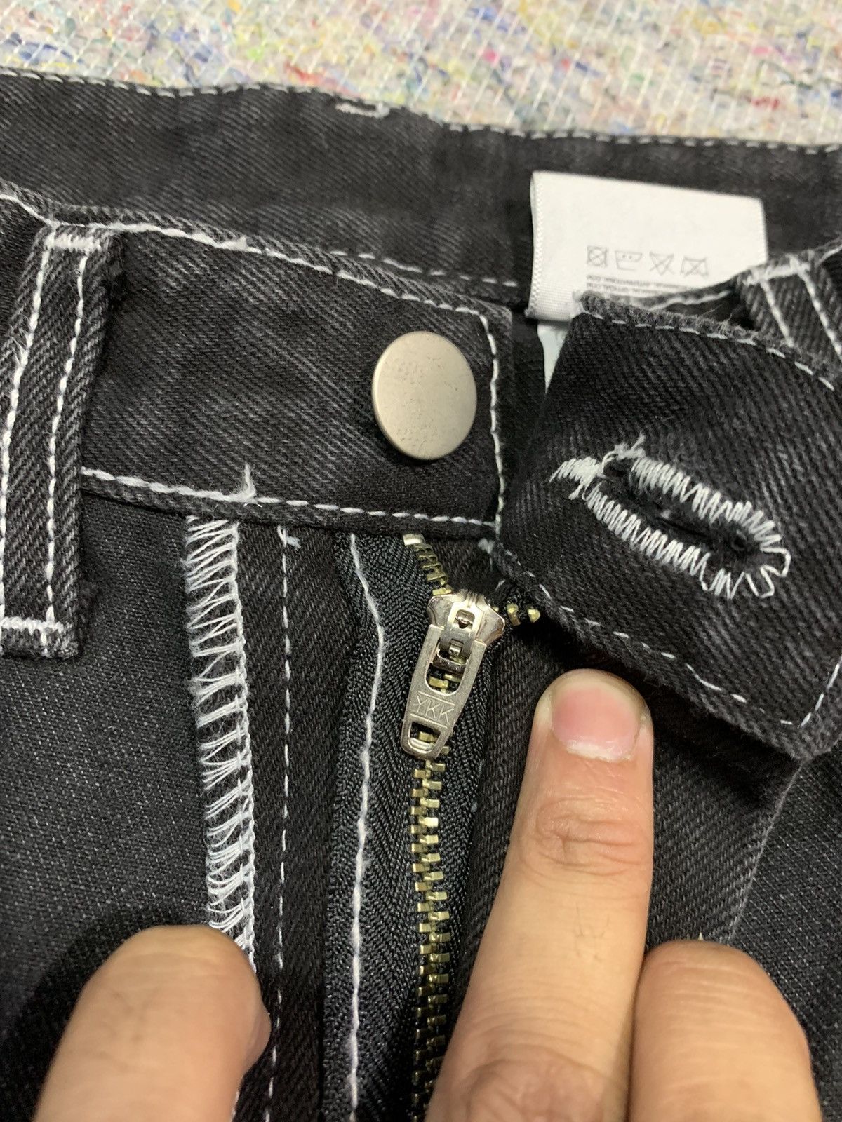 If Six Was Nine × Japanese Brand × Le Grande Bleu (L.G.B.) 💸BINDINGOFFER💸Nomanual backwards design pants Size US 30 / EU 46 - 3 Thumbnail
