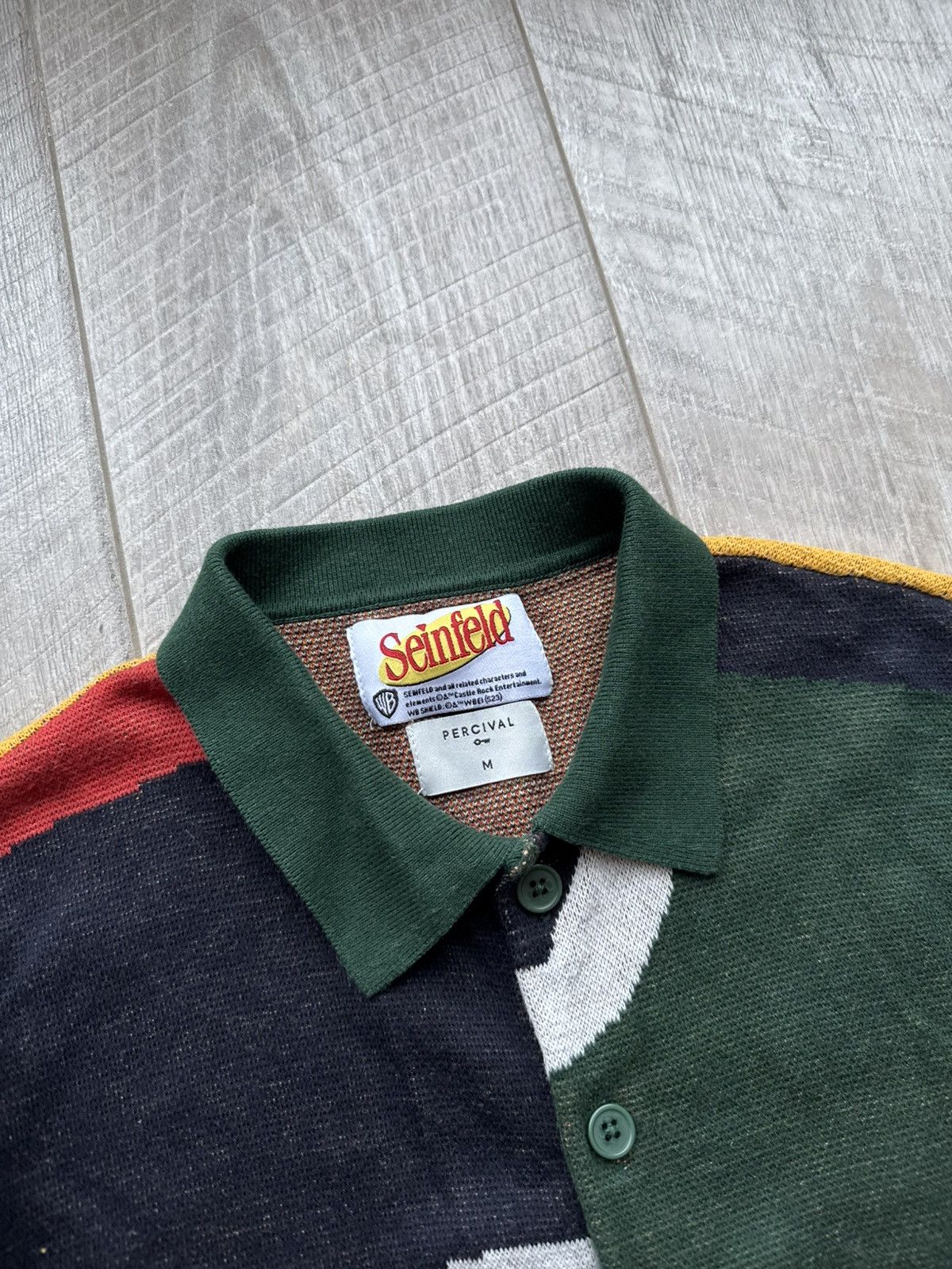 Percival Percival Seinfeld #8 Knit Polo Size M Size US M / EU 48-50 / 2 - 4 Thumbnail