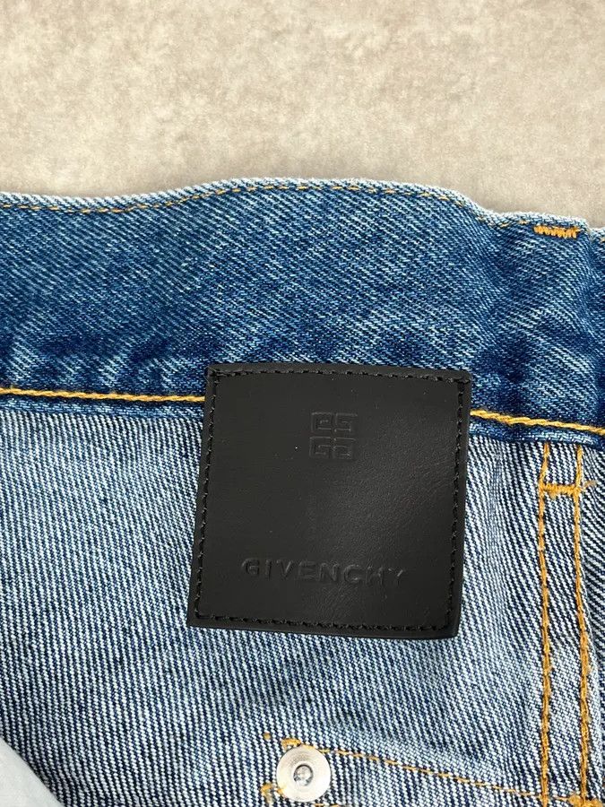 Givenchy AW2023 Givenchy Indigo Blue Cargo Denim Jeans By Matthew Williams Size US 32 / EU 48 - 14 Thumbnail