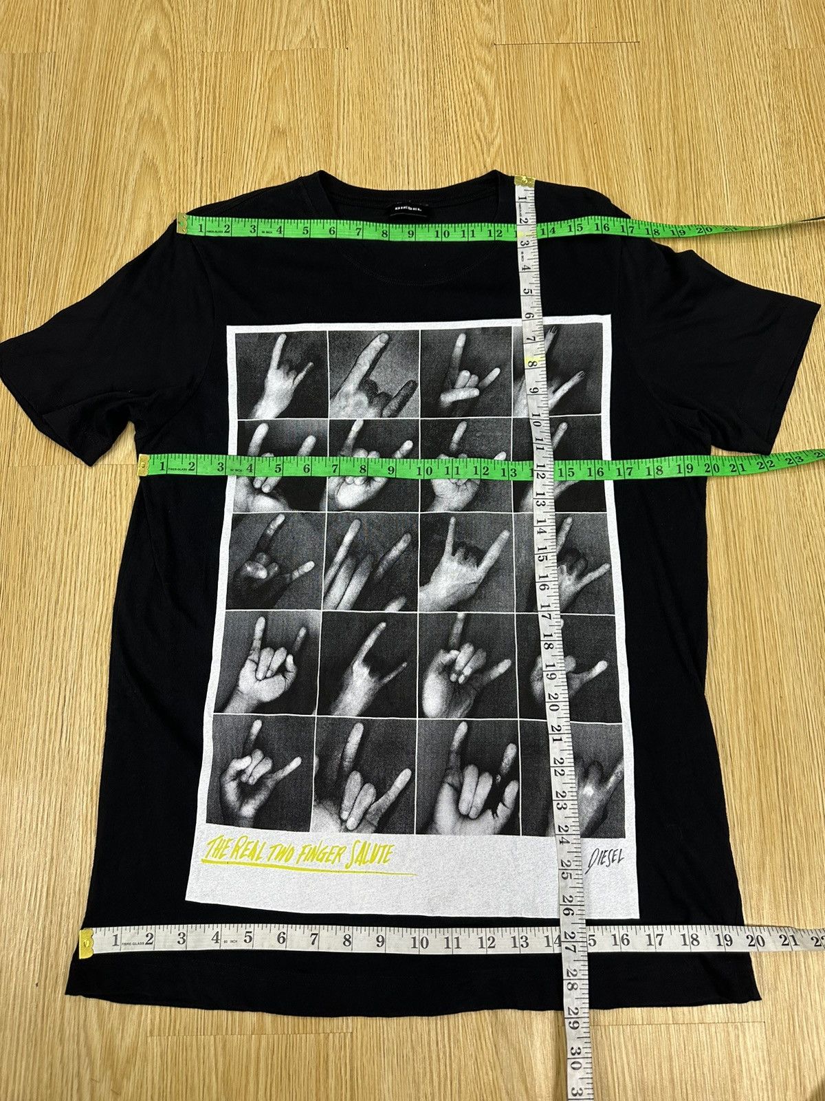Diesel Diesel Printed Black Tshirt A937 Size US M / EU 48-50 / 2 - 4 Thumbnail