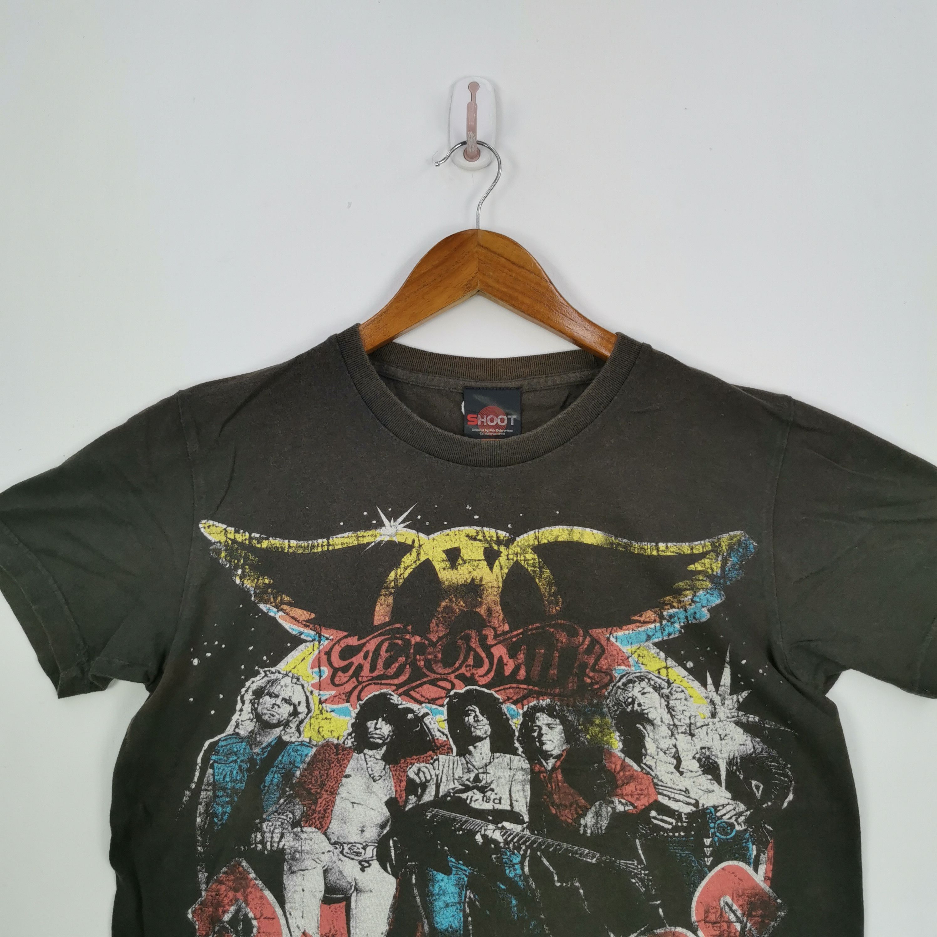 Band Tees Vintage Aerosmith T-Shirt Band Dream On Song Tour Tees Size US M / EU 48-50 / 2 - 2 Thumbnail