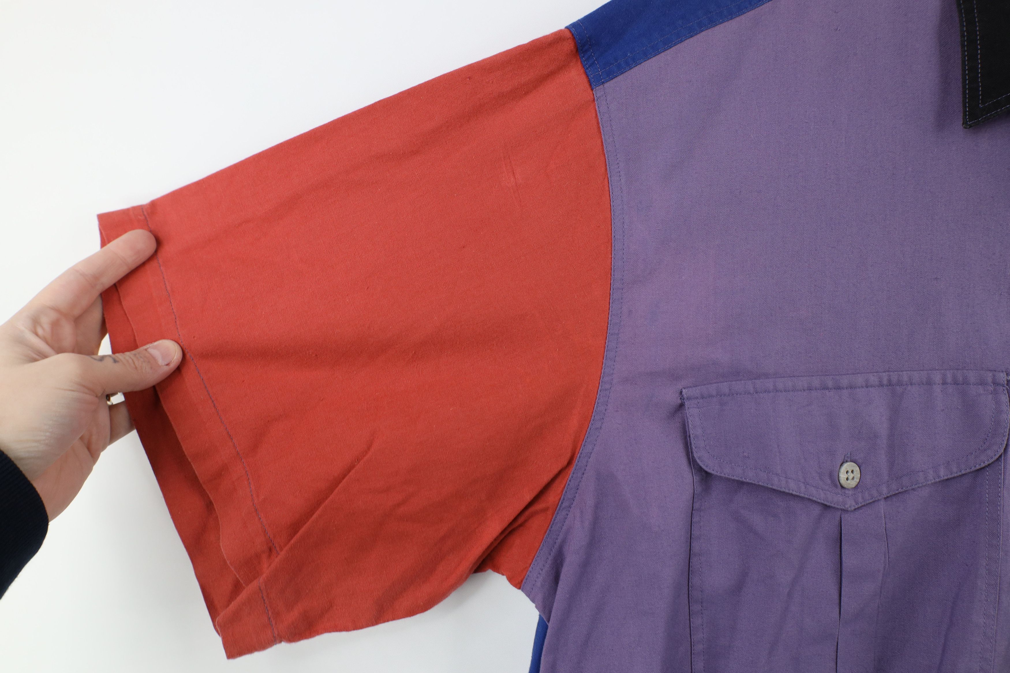 Vintage Vintage 90s Streetwear Short Sleeve Collared Button Shirt Size US L / EU 52-54 / 3 - 4 Thumbnail