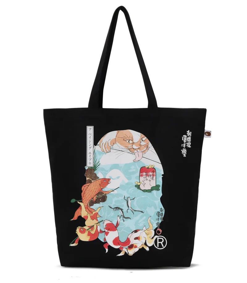 Bape Bape Ukiyo-e Tote Bag Size ONE SIZE - 1 Thumbnail