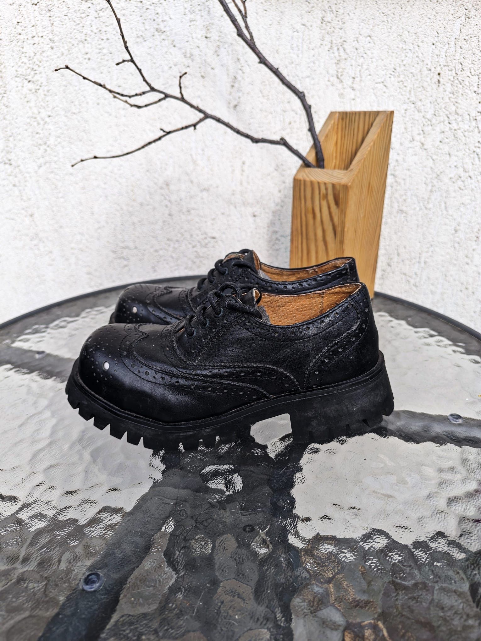 Japanese Brand × Seditionaries chunky rare england punk heavy steel cap leather shoes Size US 7 / IT 37 - 4 Thumbnail