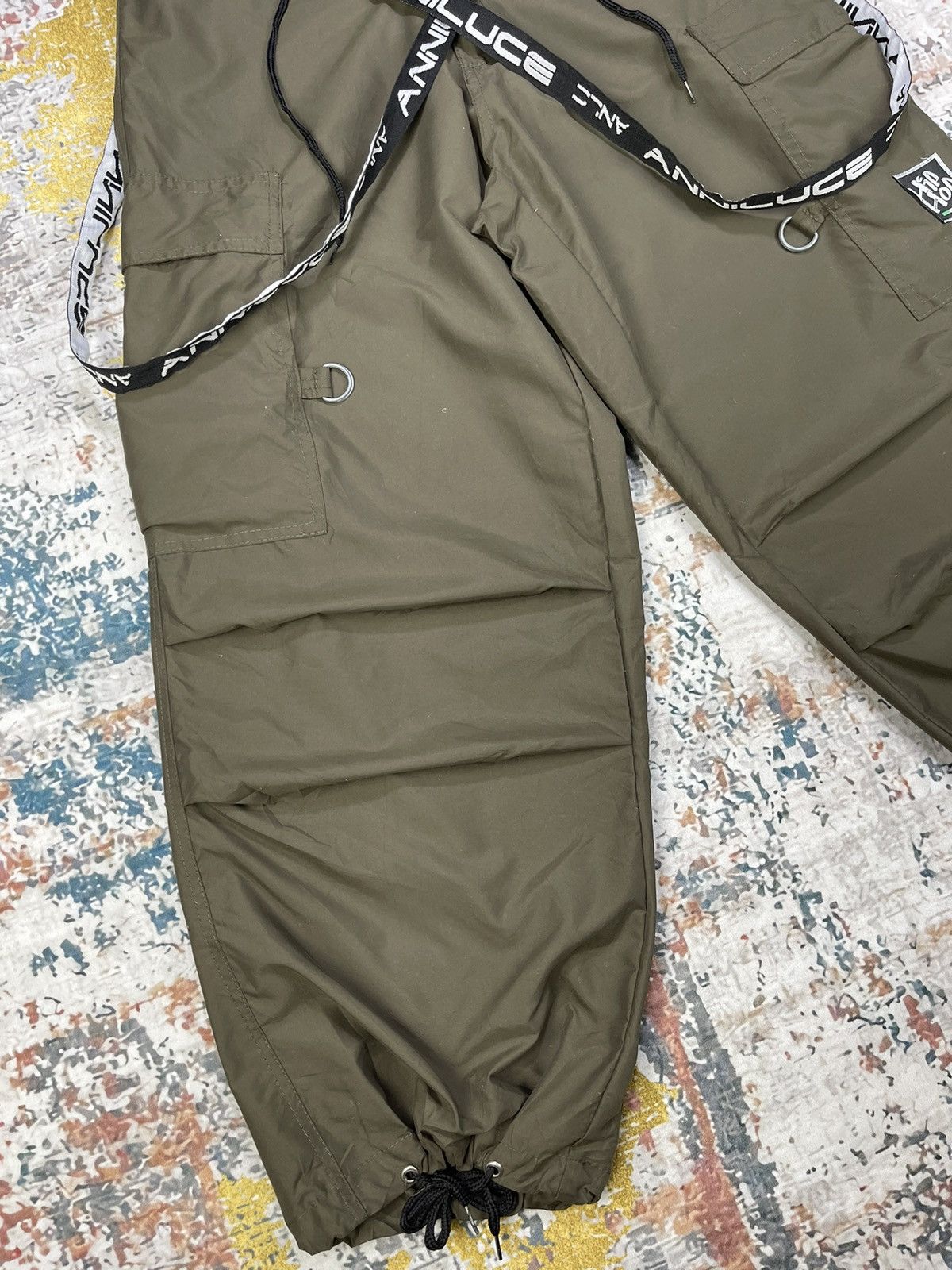 JNCO HIP HOP Parachute Bondage Baggy Balloon Cargo Pants Size US 29 - 4 Thumbnail