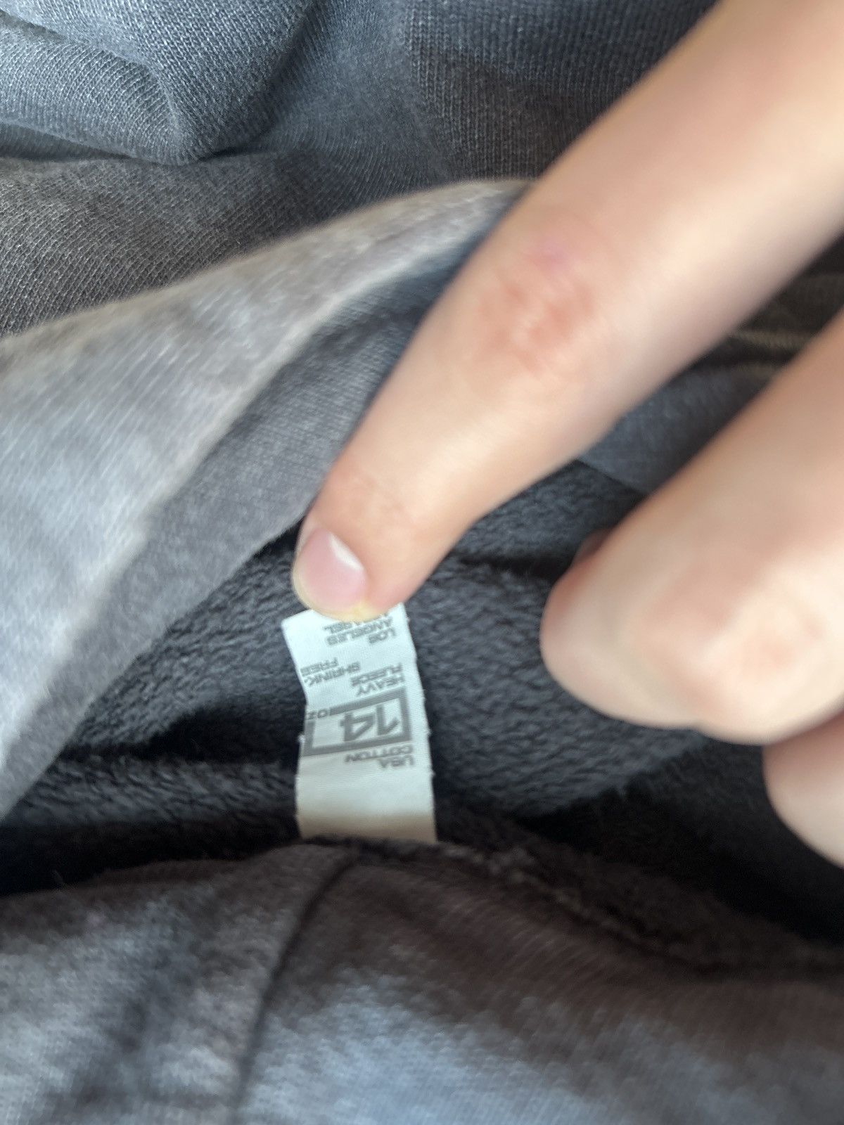 Los Angeles Apparel Gray LA apparel sun faded hoodie, clean and smooth Size US S / EU 44-46 / 1 - 3 Thumbnail