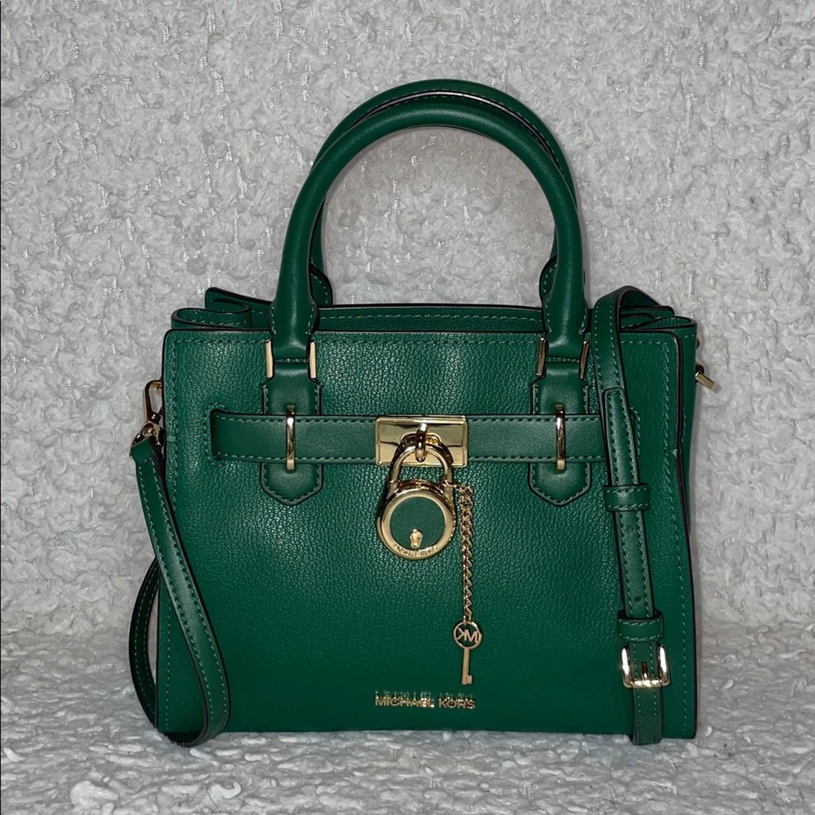Michael Kors Michael Kors Hamilton Green Satchel Size ONE SIZE - 2 Thumbnail