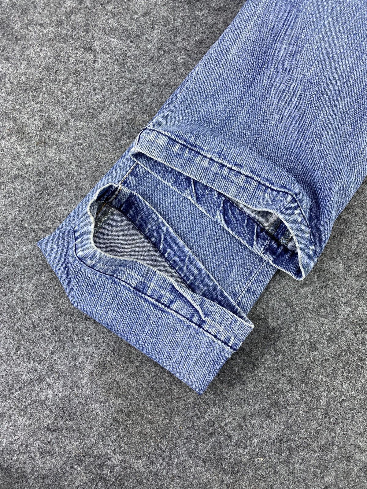 Japanese Brand × Jean Oririn Blue Wash bootcut Jeans - J997 Size 29" - 11 Thumbnail
