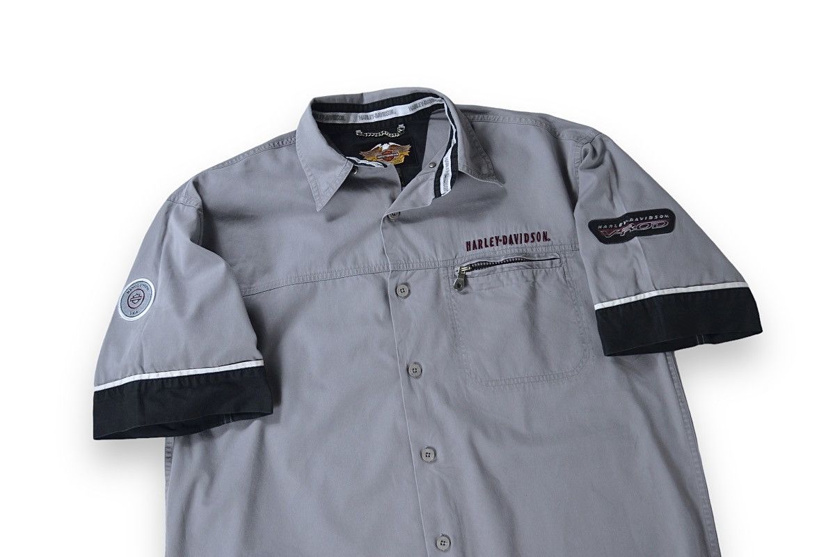Harley Davidson Vintage Harley Davidson Racing Mechanic Big Logo Shirt Size US M / EU 48-50 / 2 - 8 Thumbnail