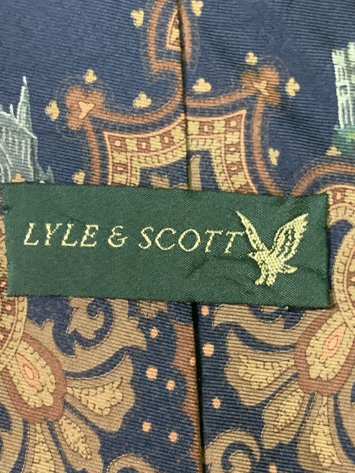 Lyle & Scott × Vintage Rare Design Vintage Lyle & Scott Ties Size ONE SIZE - 5 Thumbnail