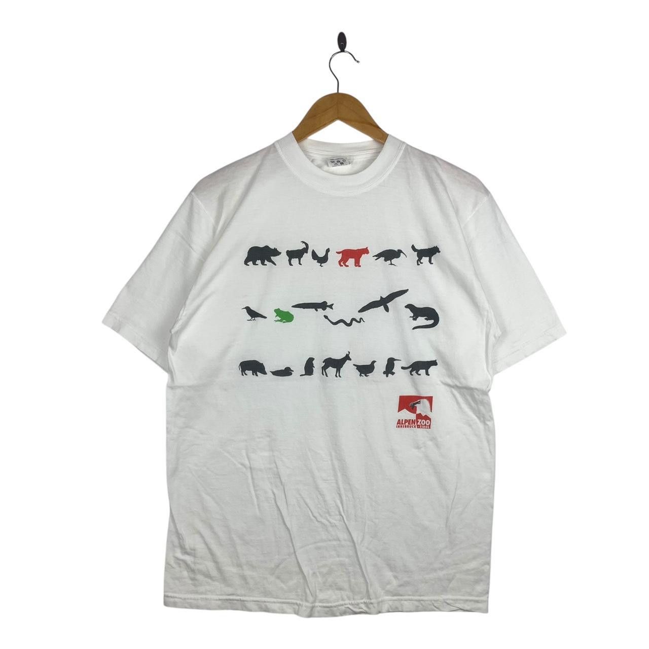 Vintage Vintage ALPENZOO INNSBRUCK-TIROL Tee Shirt Top Official Zoo Size US M / EU 48-50 / 2 - 1 Thumbnail