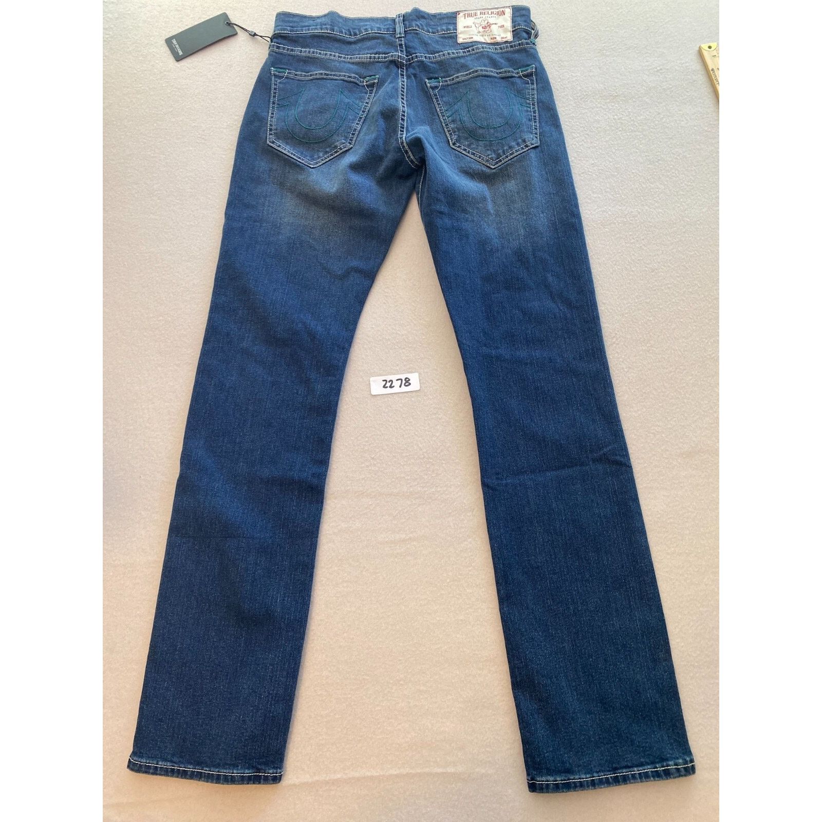 True Religion True Religion Ricky Jeans Mens Size 30 Relaxed Straight NWT Size US 30 / EU 46 - 3 Thumbnail