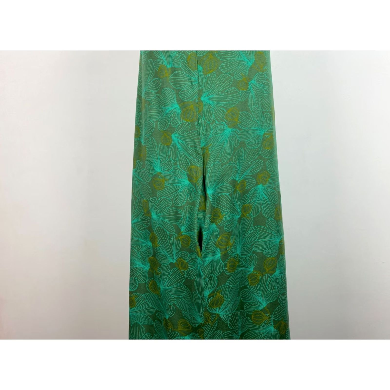 Vintage Gudrun Sjoden Womens Dress M Green A-Line Midi Shirt? Size M / US 6-8 / IT 42-44 - 3 Thumbnail
