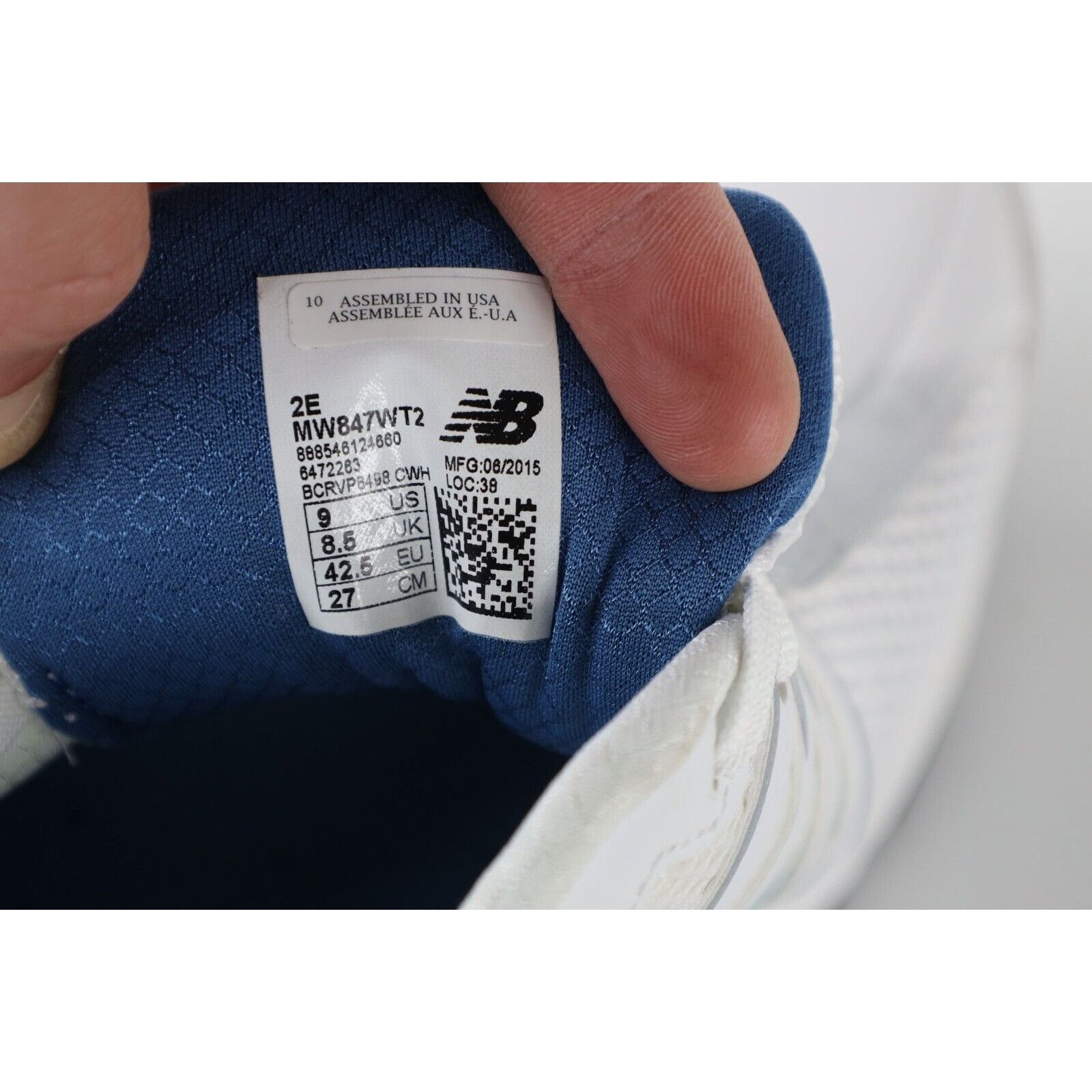 New Balance Vintage New Balance 847 Mens 9 2E Spell Out Running Shoes Size US 12 / EU 45 - 12 Thumbnail