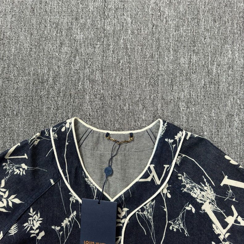 Louis Vuitton LOUIS VUITTON Flower Wheat Spike Short Sleeve Shirt 2501-Ne Size US M / EU 48-50 / 2 - 7 Thumbnail